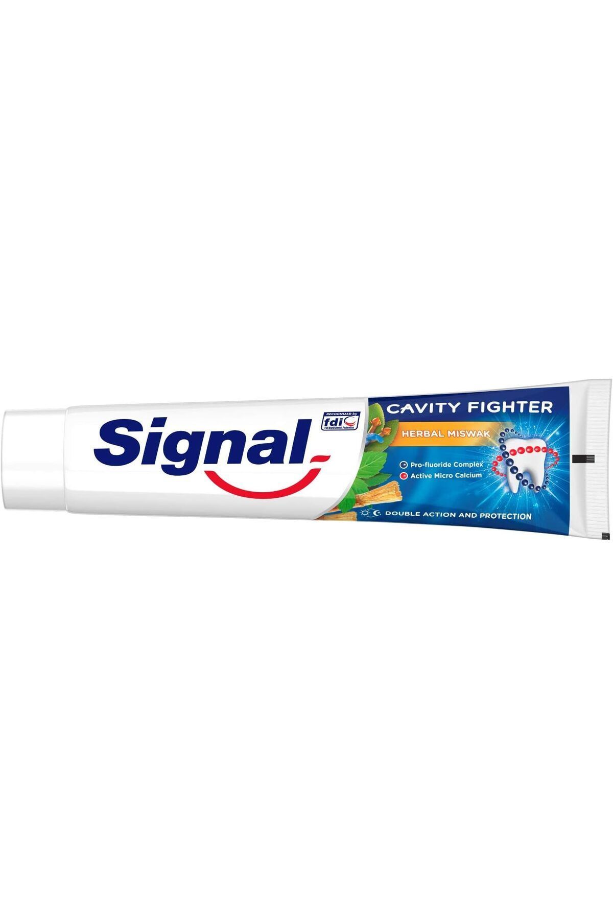 Signal-T.p 120 ml Cavity Fighter Herbal Miswak --- سجنال معجون اسنان 120مل بالمسواك والاعشاب 4