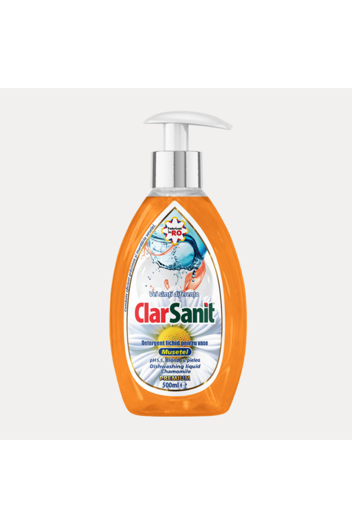 clarsanit Detergent De Vase Cu Mușețel - 500 Ml - One Size