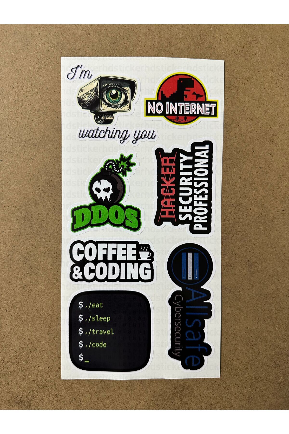 hdsticker-49 Pieces Cyber ​​Security Software & Software Developer Laptop Notebook Label Sticker Set P61 6