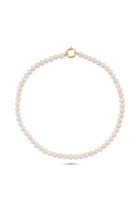 Birinci1926 925 Ayar Gümüş Doğal Tatlı Su Incisi Kadın Kolye