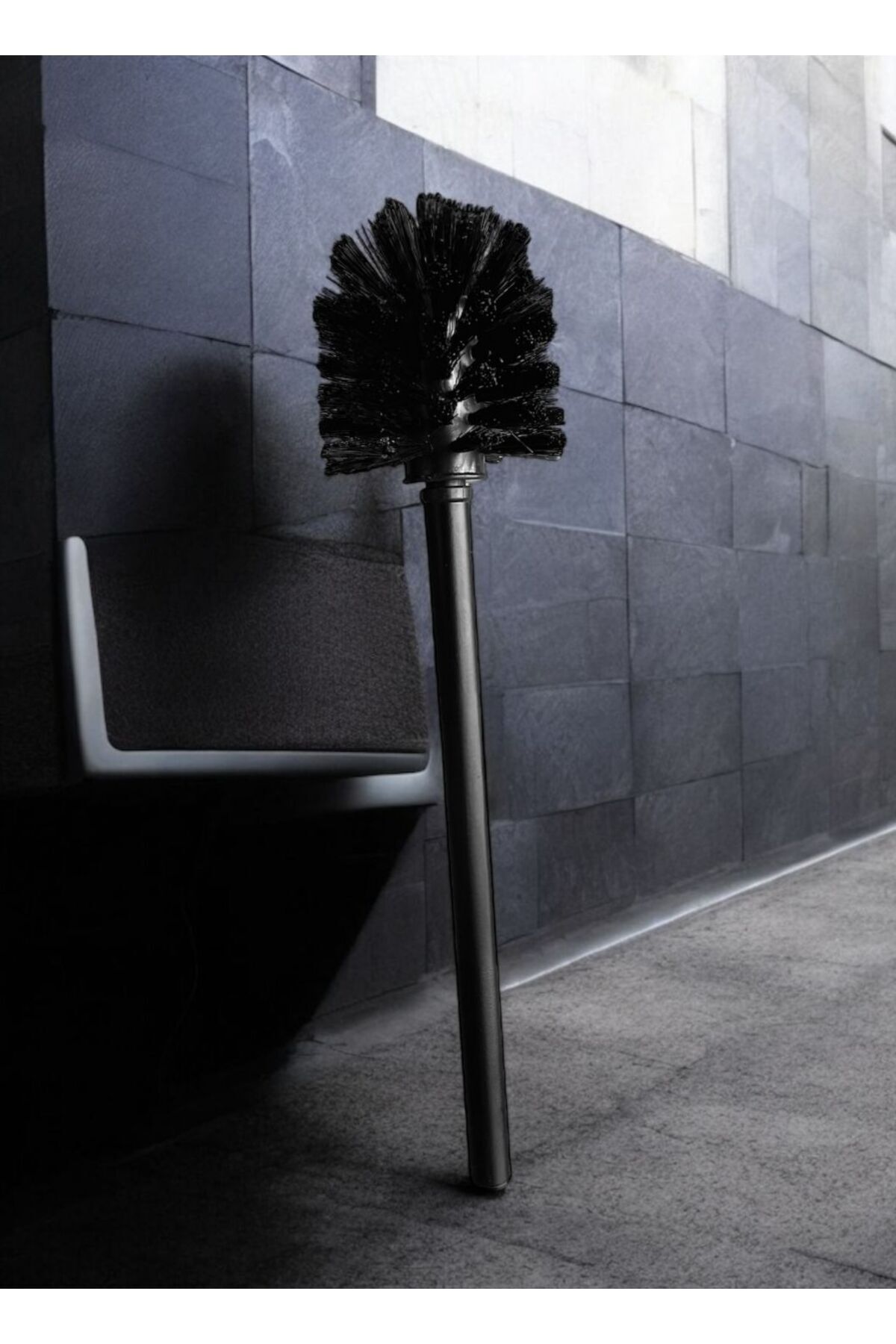 Impress Paslanmaz Metal Wc Klozet Tuvalet Fırçası Modern Tasarım 33x8x7 Cm, Dayanıklı Ve Şık (1 ADET)