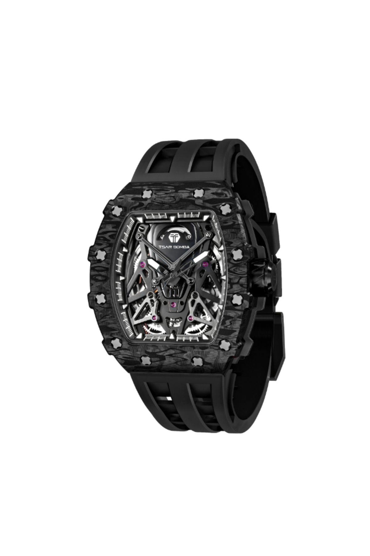 Tsar Bomba-Men's Automatic Black Dial Watch - TB8207CF-01 2