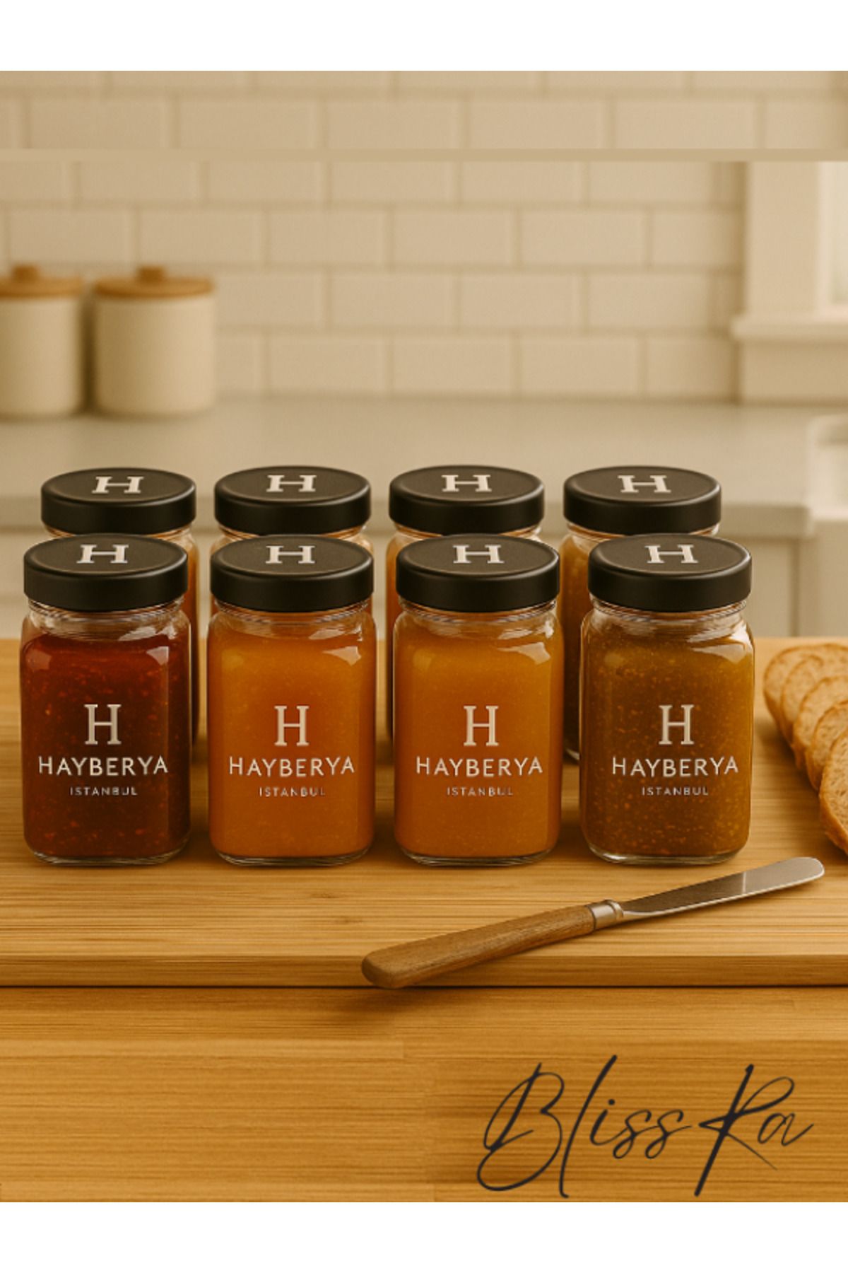 Blissra-12-Piece Jar 350ml - Jam Jar 5