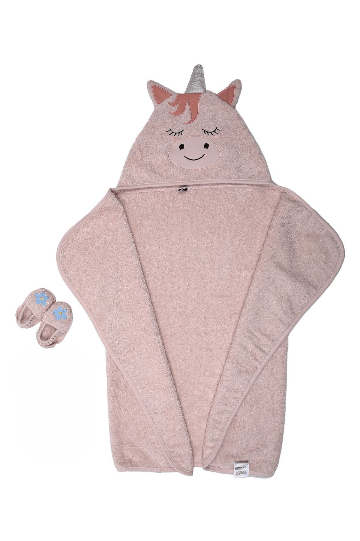 Miespiga-Unicorn Towel Swaddle Slippers Set 2