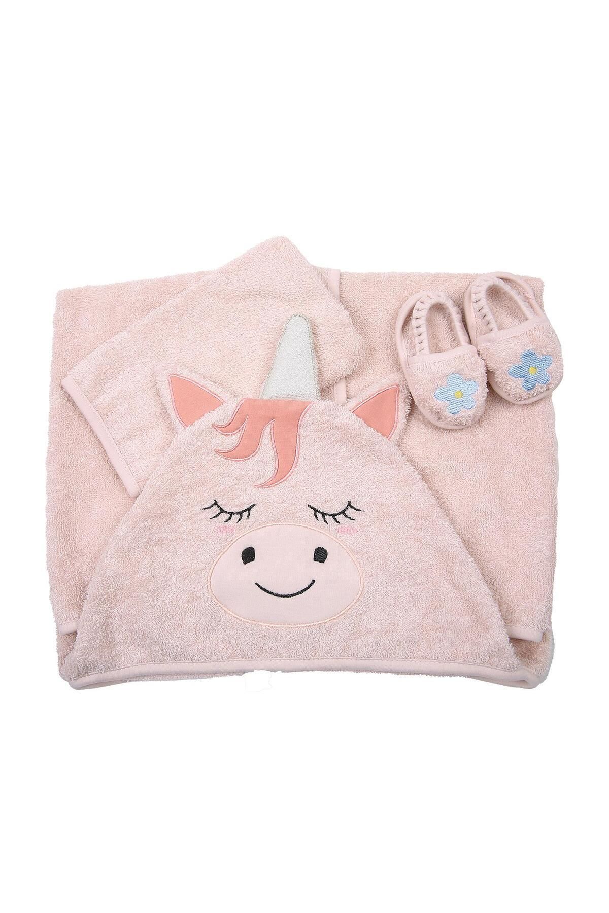 Miespiga-Unicorn Towel Swaddle Slippers Set 6