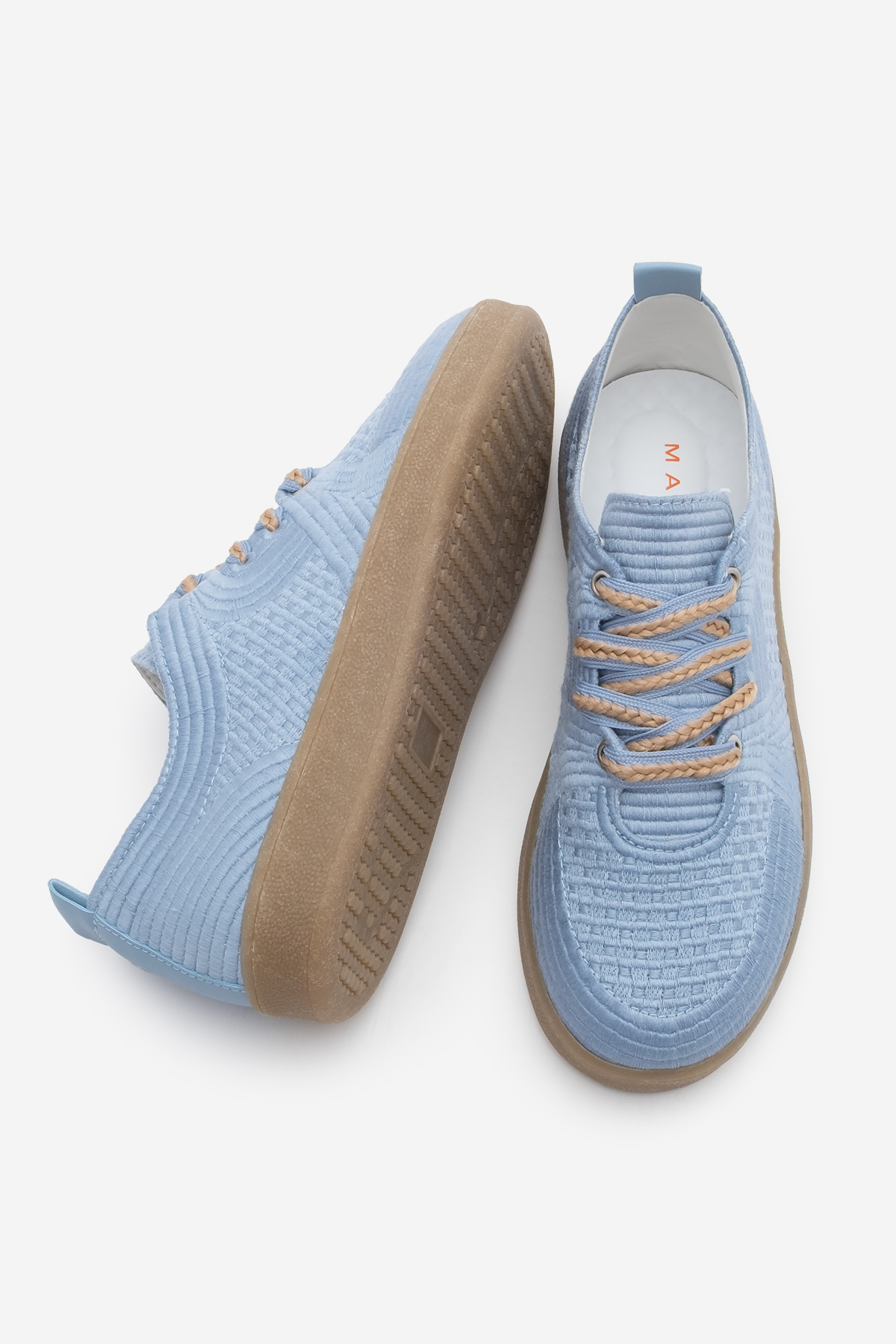 Marjin-Women's Sneaker Embroidered Embroidered Sports Shoes Nolen Blue 8