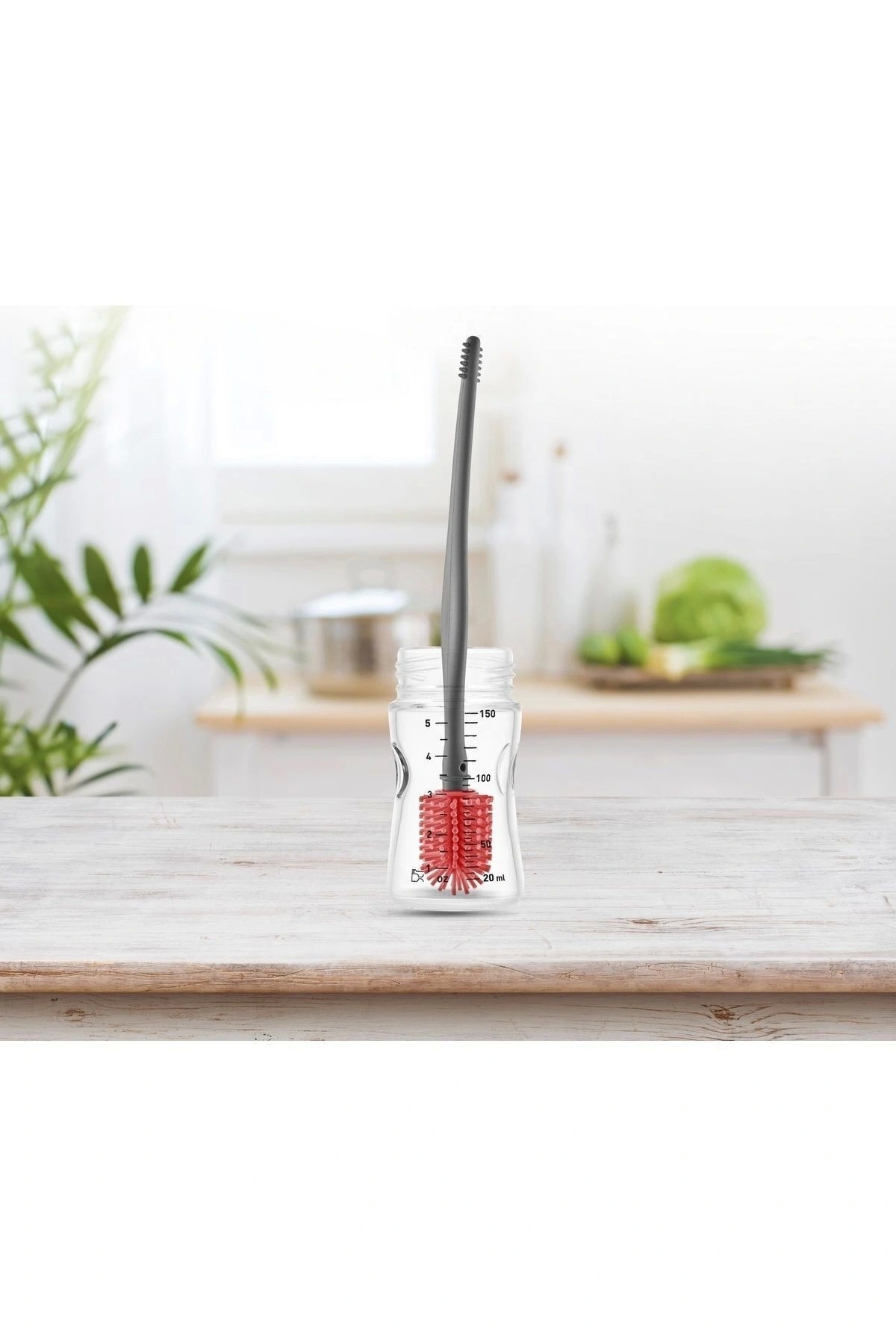 Babyjem Emzik ve Biberon Temizleme Fırçası 723 Pembe fotoğrafı 5 (önizleme)