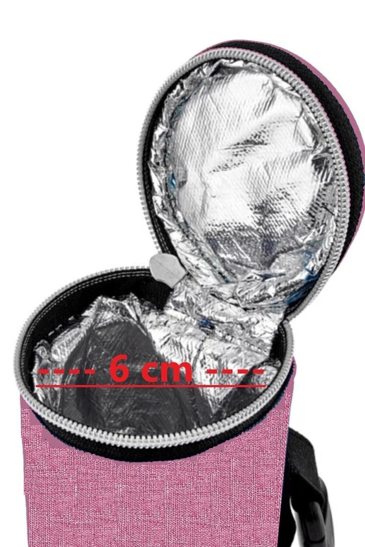 Babyjem Termal Biberon Koruyucu Pembe fotoğrafı 2 (önizleme)