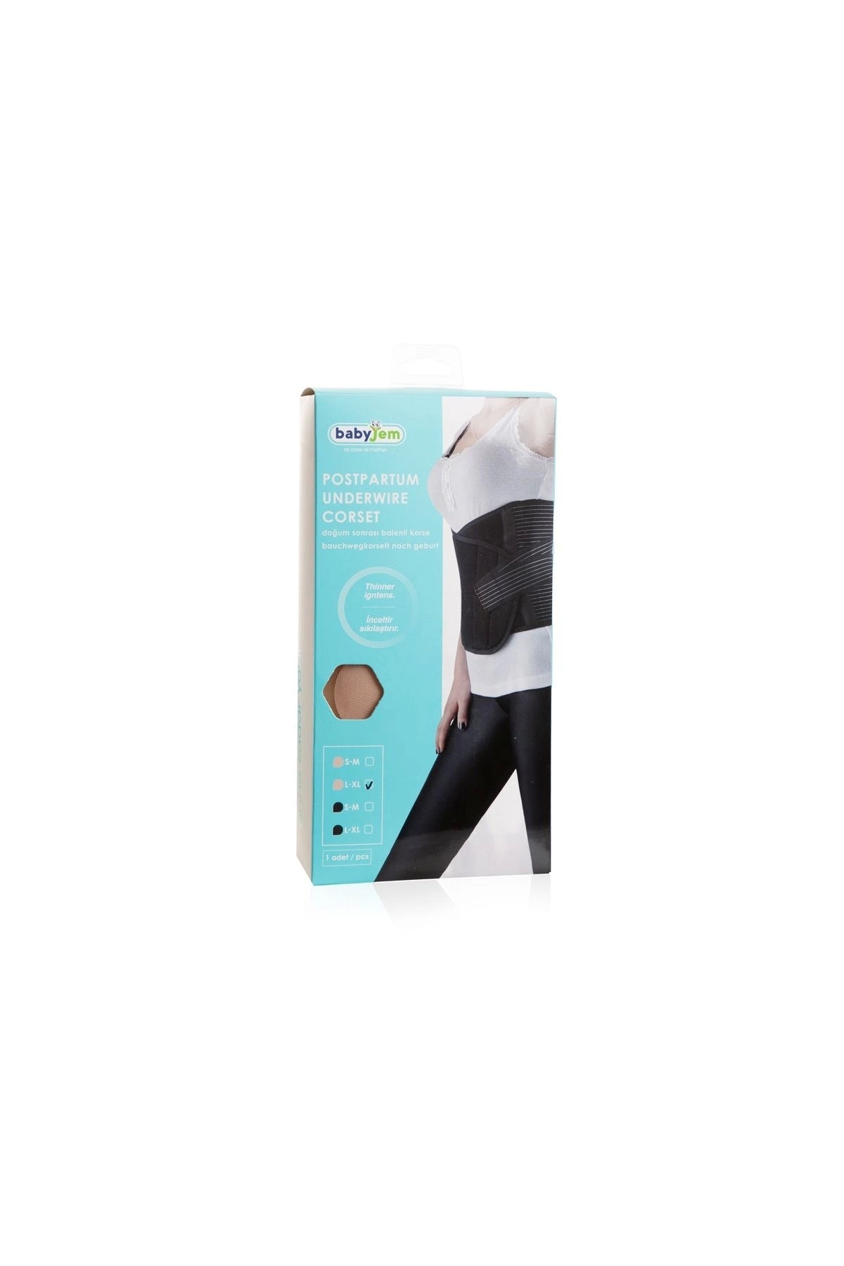 Babyjem-Postpartum Underwire Corset - Size S/M/L/Xl Skin, Specify Any Size 8