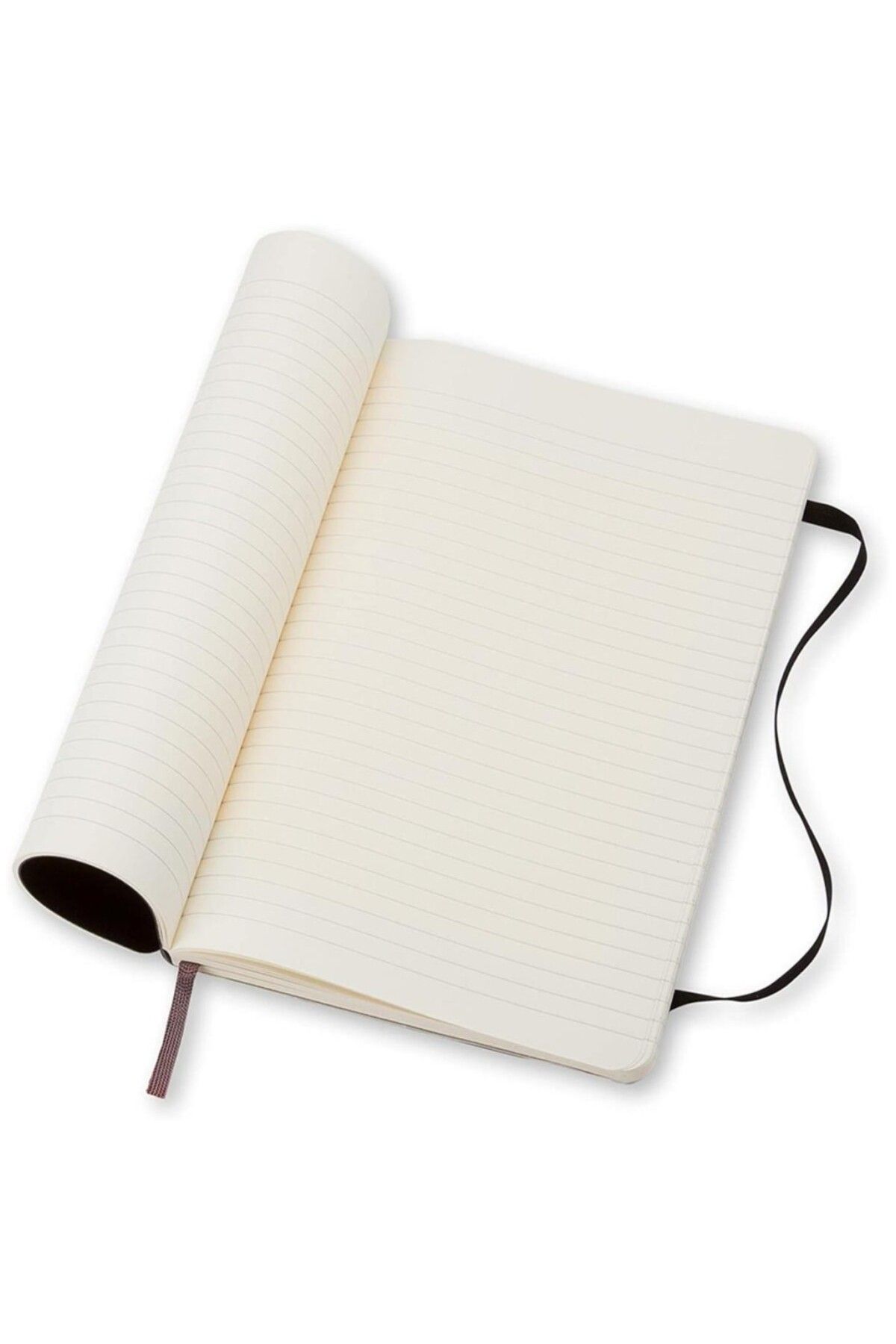 Moleskine-Ριγέ μαύρο μαλακό κάλυμμα τσέπης σημειωματάριου 4