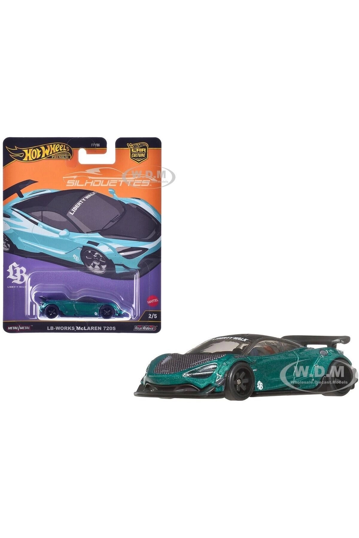 Hotwhells Premium Car Culture Silhouettes LB-Works McLaren 720S