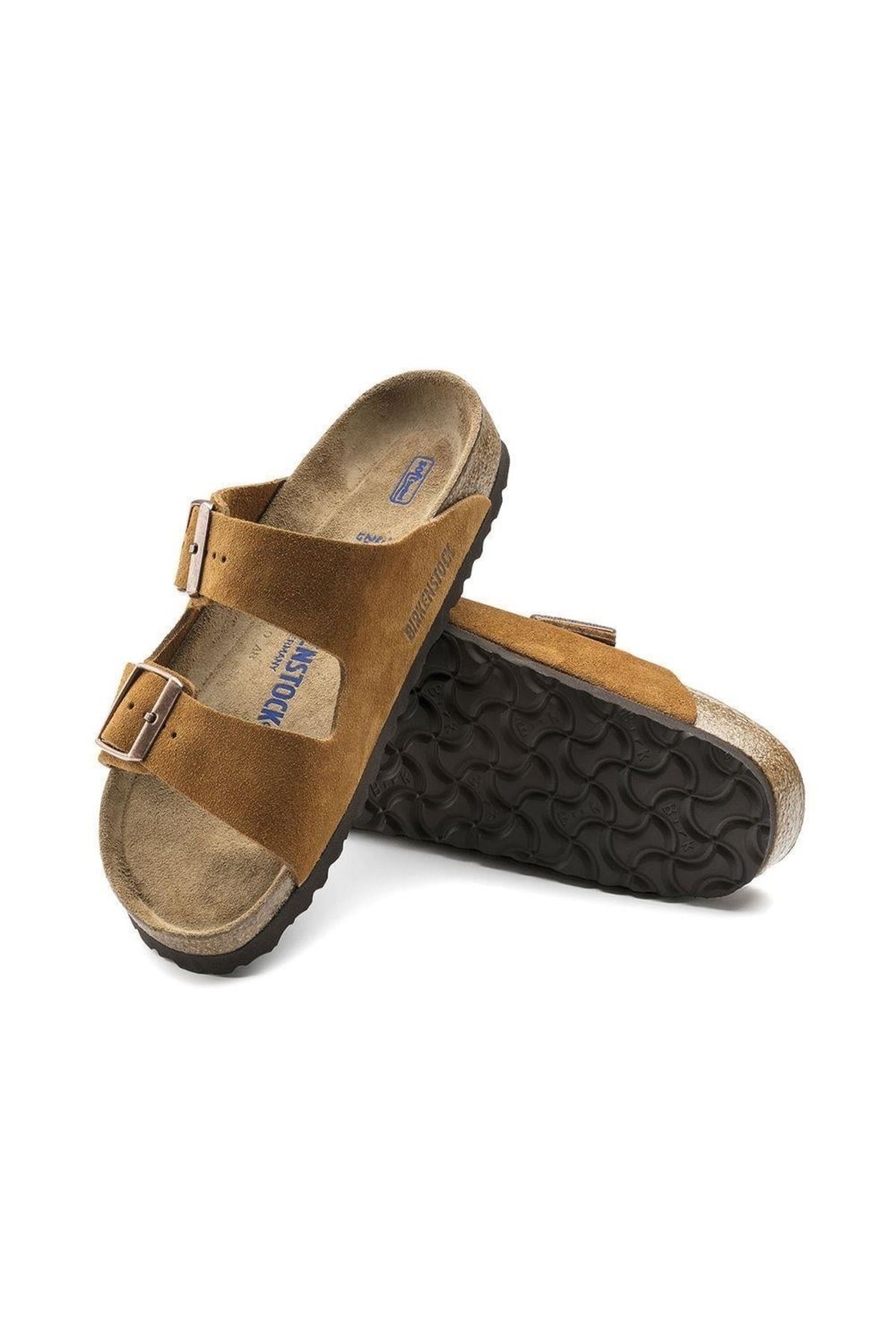 Birkenstock-Arizona Sfb Vl Brown Slippers 3