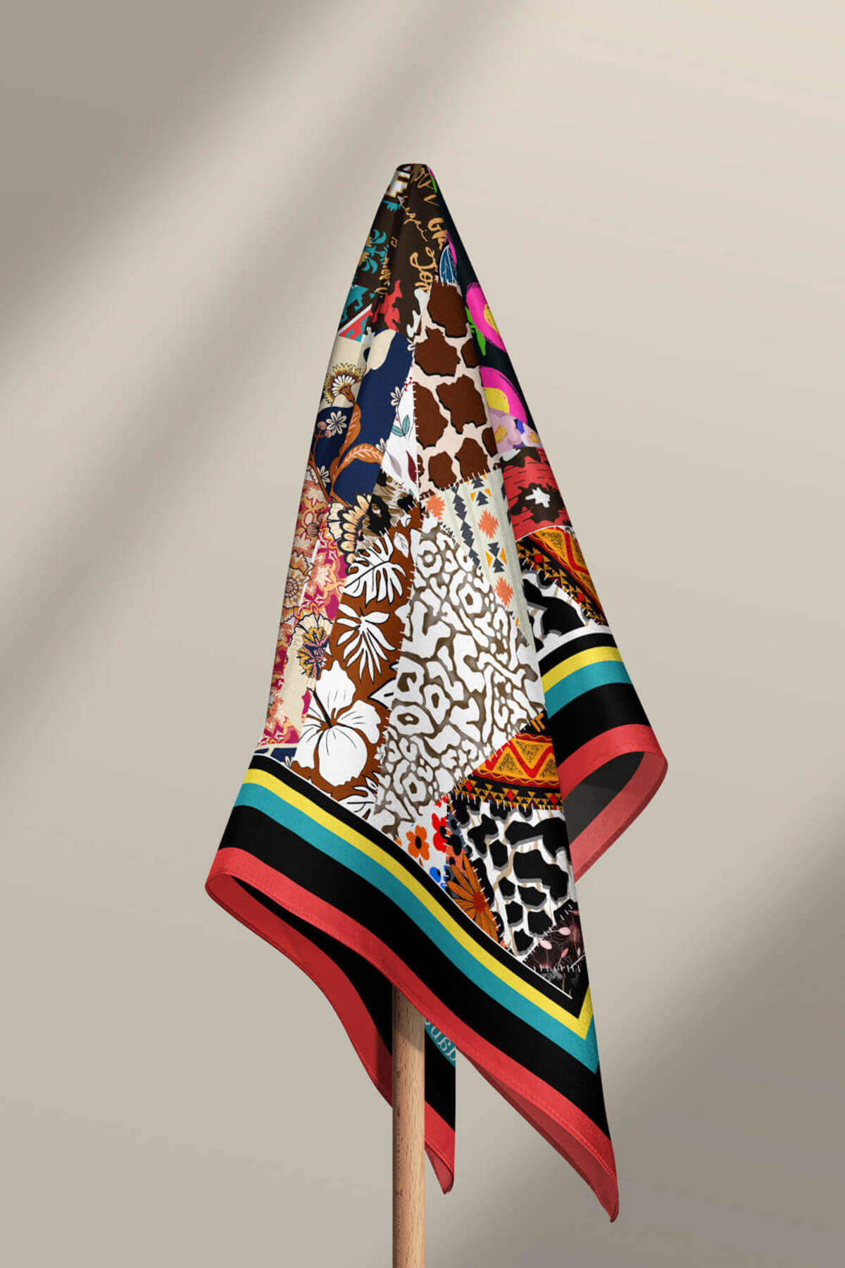 Modabutik-F102 Ethnic Patchwork Design Bandana Dg11976 5
