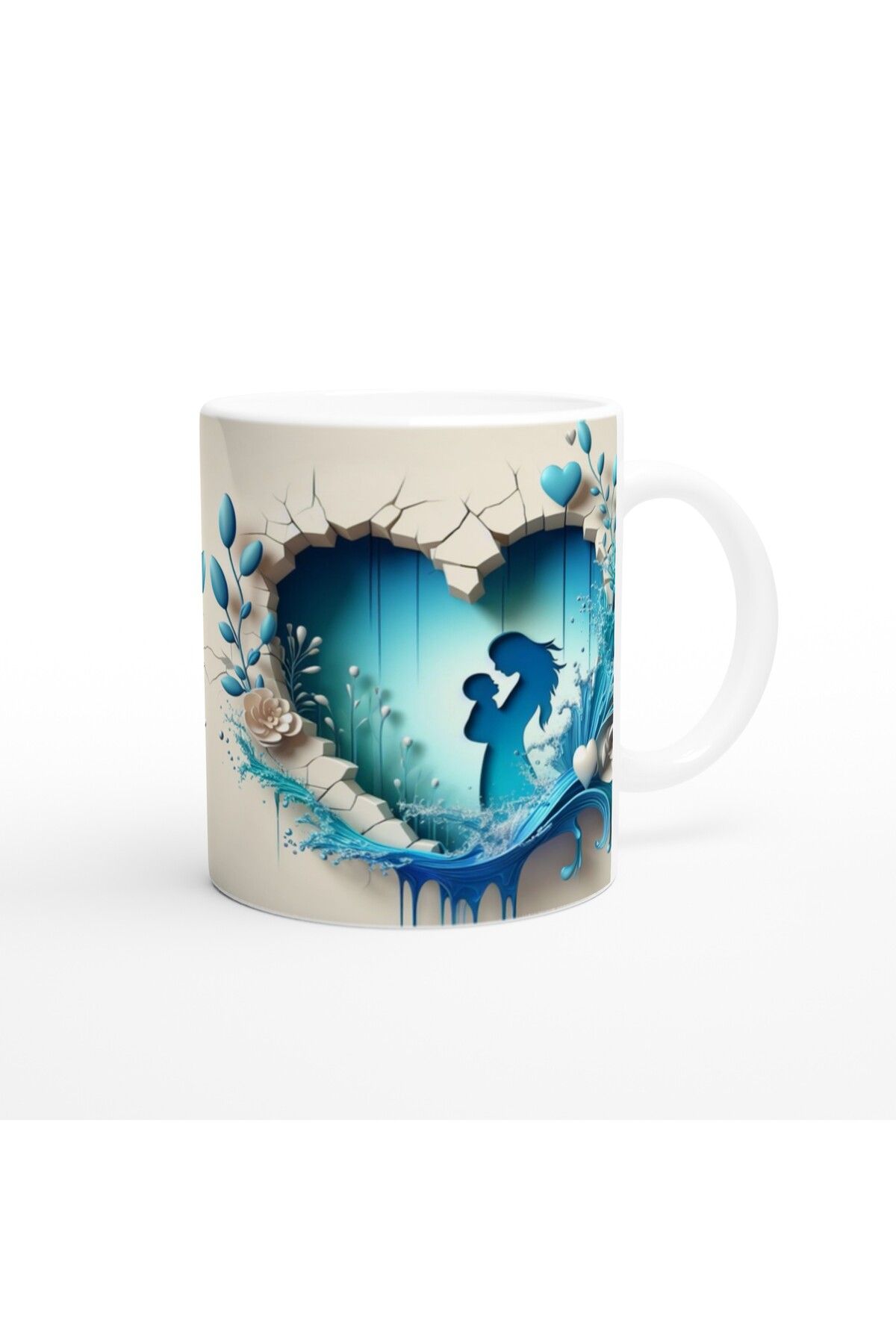 Luluyen-Love for Mother between Water Waves Mug 3