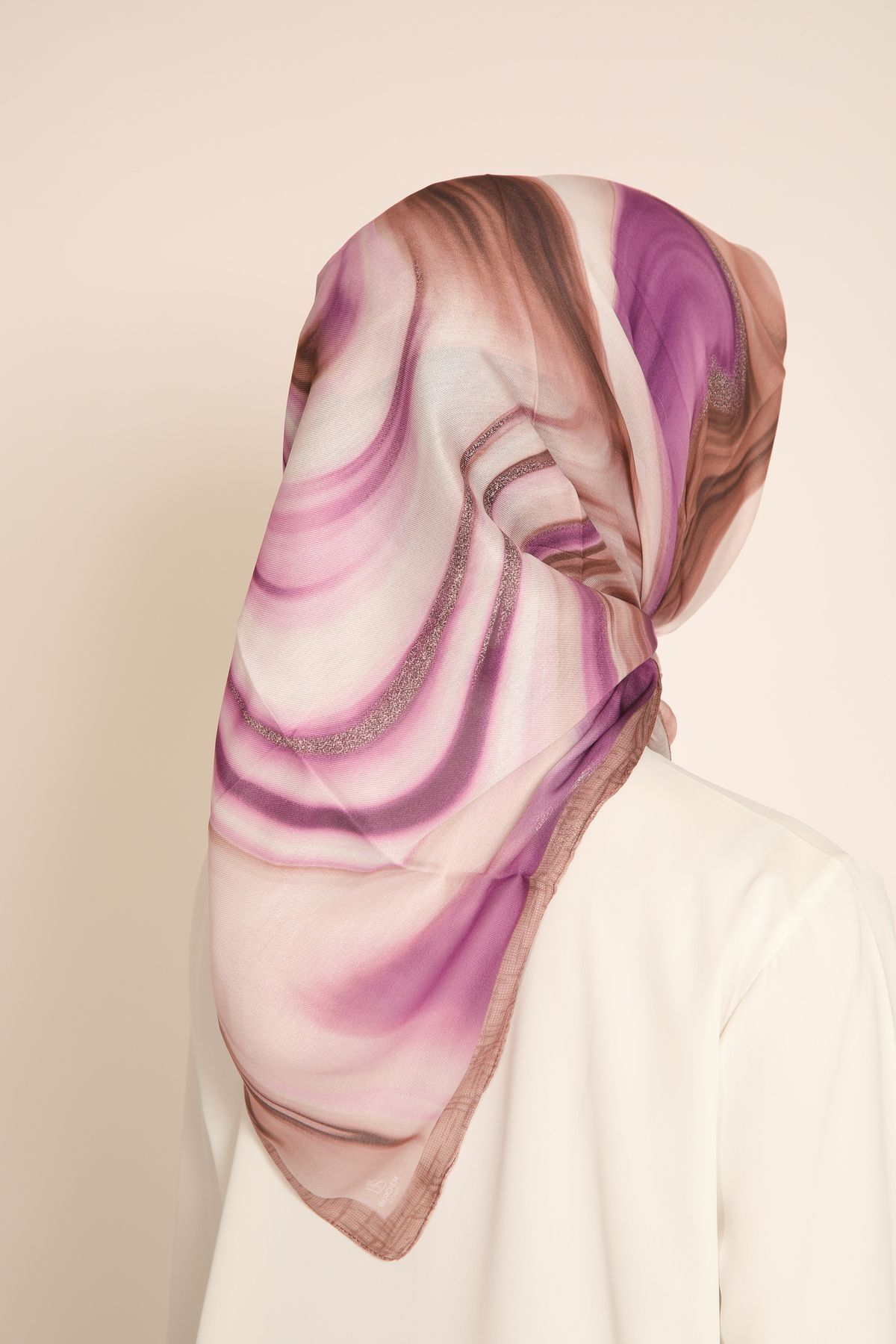 BERCHEM SCARF-Algasal Patterned Soft Scarf - Stylish and Eye-Catching Design 5