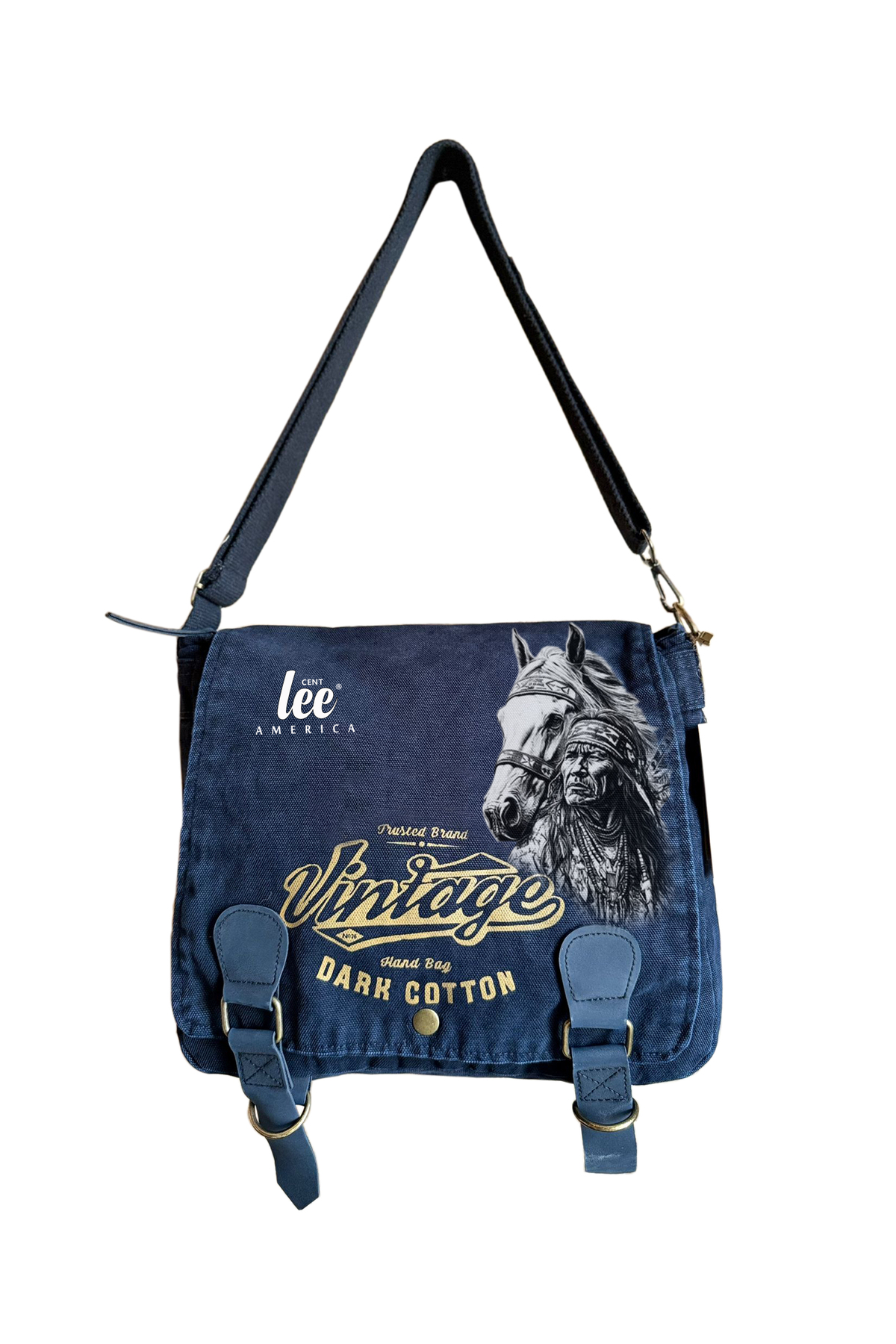 centlee america çanta askılı omuz Vintage canvas Kumaş unisex görsel 2