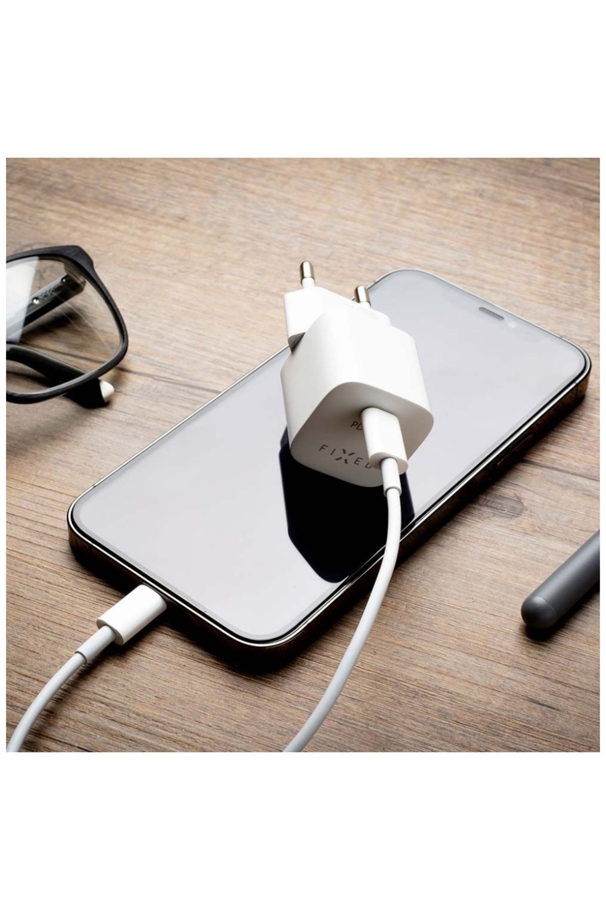 FIXED-Încărcător UE, Tip-C, 30W - Mini (FIXC30M-C-WH) - Alb 5