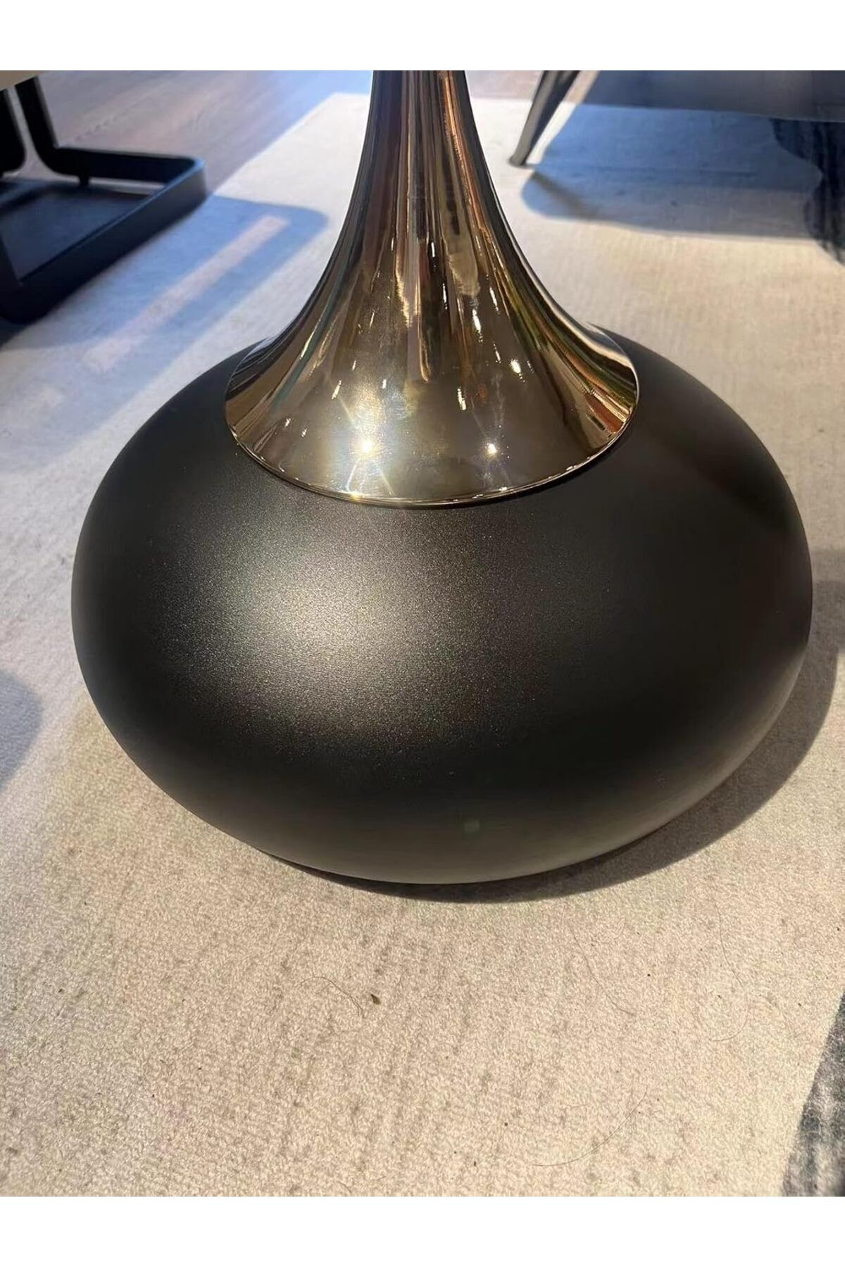 Türkiye-White Nordic Style Light Luxury Simple Round Table, Side Table, Metal Unique End Table 6
