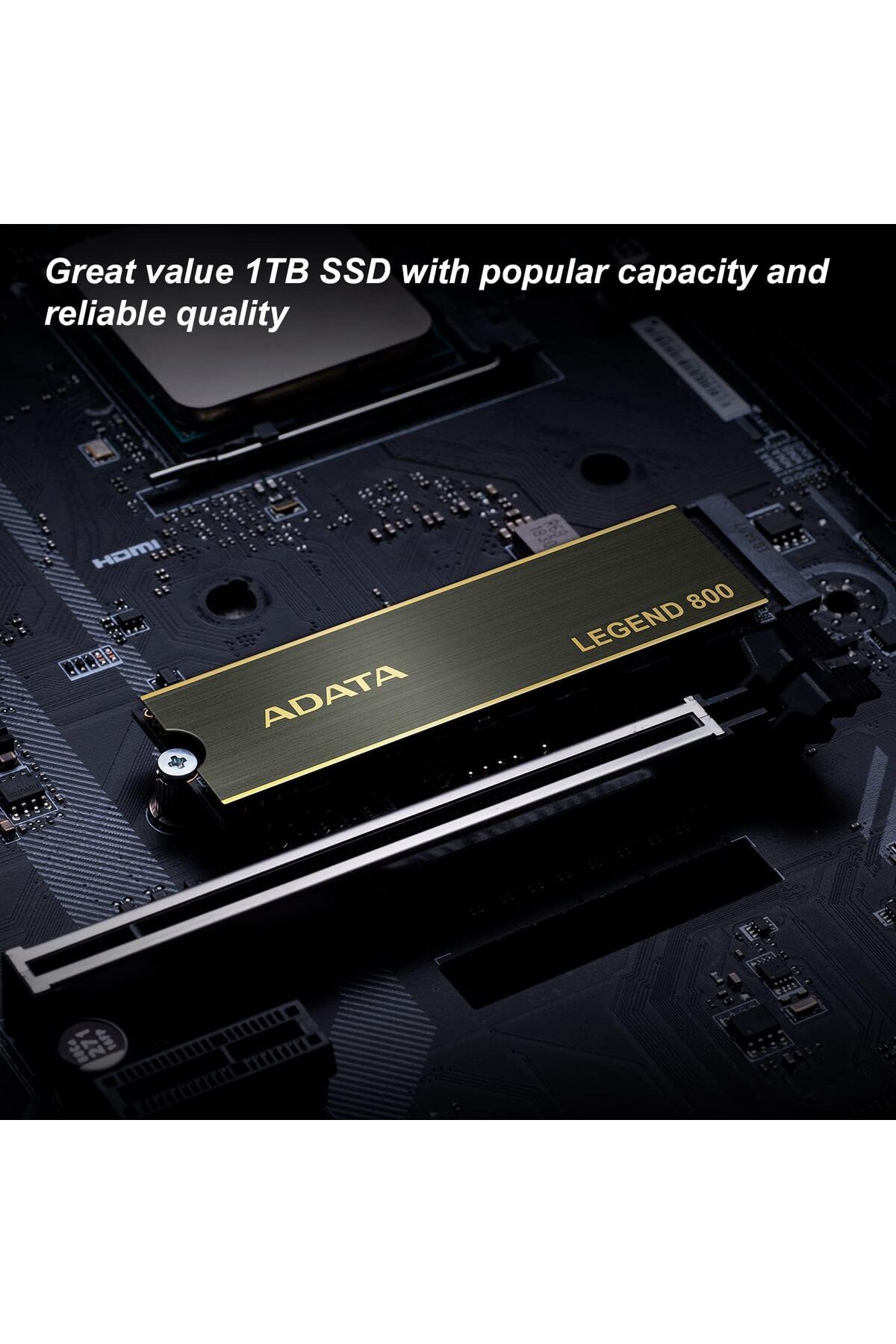 Adata-SSD LEGEND 800 سعة 1 تيرابايت - محرك أقراص الحالة الصلبة PCIe Gen 4 x4 M.2 2280 7
