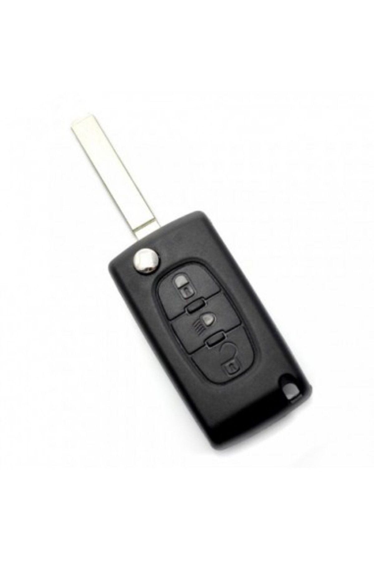 Peugeot-Citroen / 307 - 3-button key case, VA2-SH3 blade, without battery holder, trunk button 1