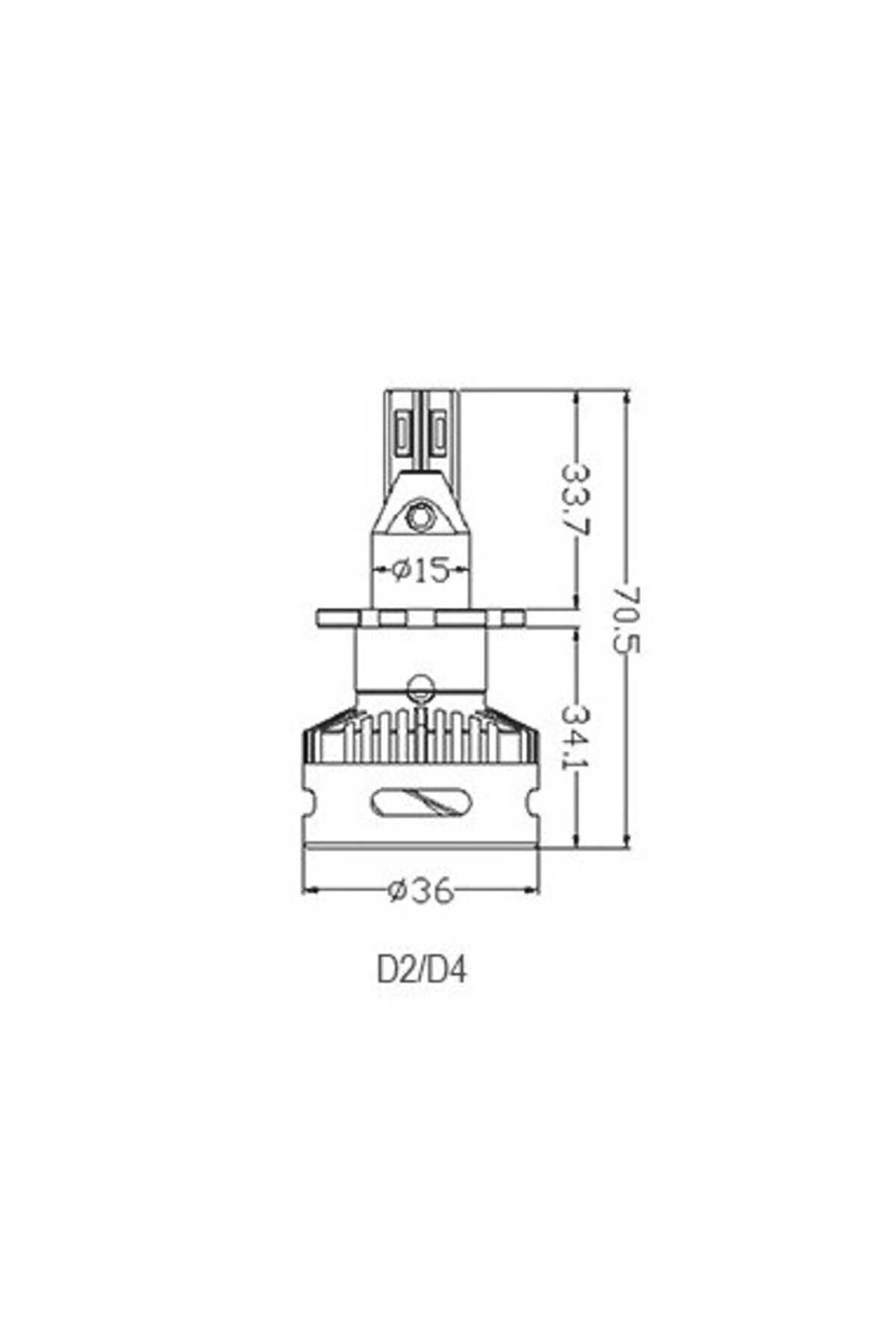 Xenon Bright-Set de 2 LED-uri D2S. D4S, D2R, cip Cree, Canbus, 6000k, 40W, 10.000 Lm, 12V-24V 6