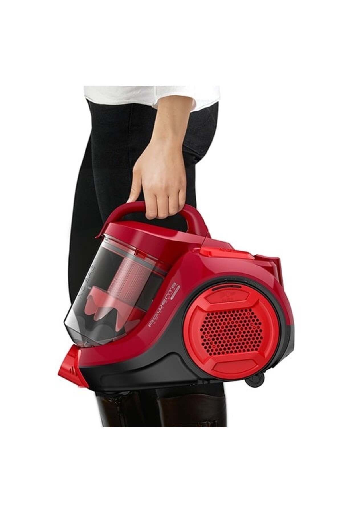 Rowenta-Aspirator fără sac Swift Power Cyclonic RO2913EA, 1.2l, 750W, 77dB, roșu-negru 5