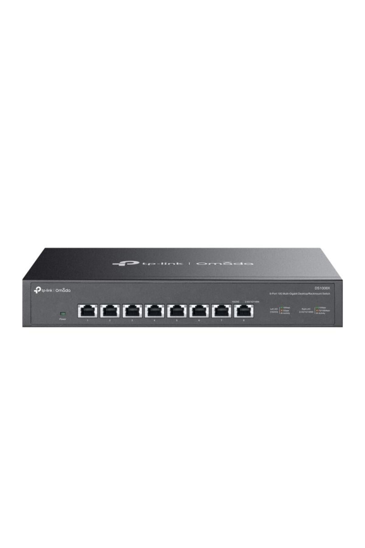 TP-LINK-Switch TP Link Omada 8-Port 10G , standarde IEEE 802.3, 802.3u, 802.3ab, 802.3x, 802.1p, 802.3a 1