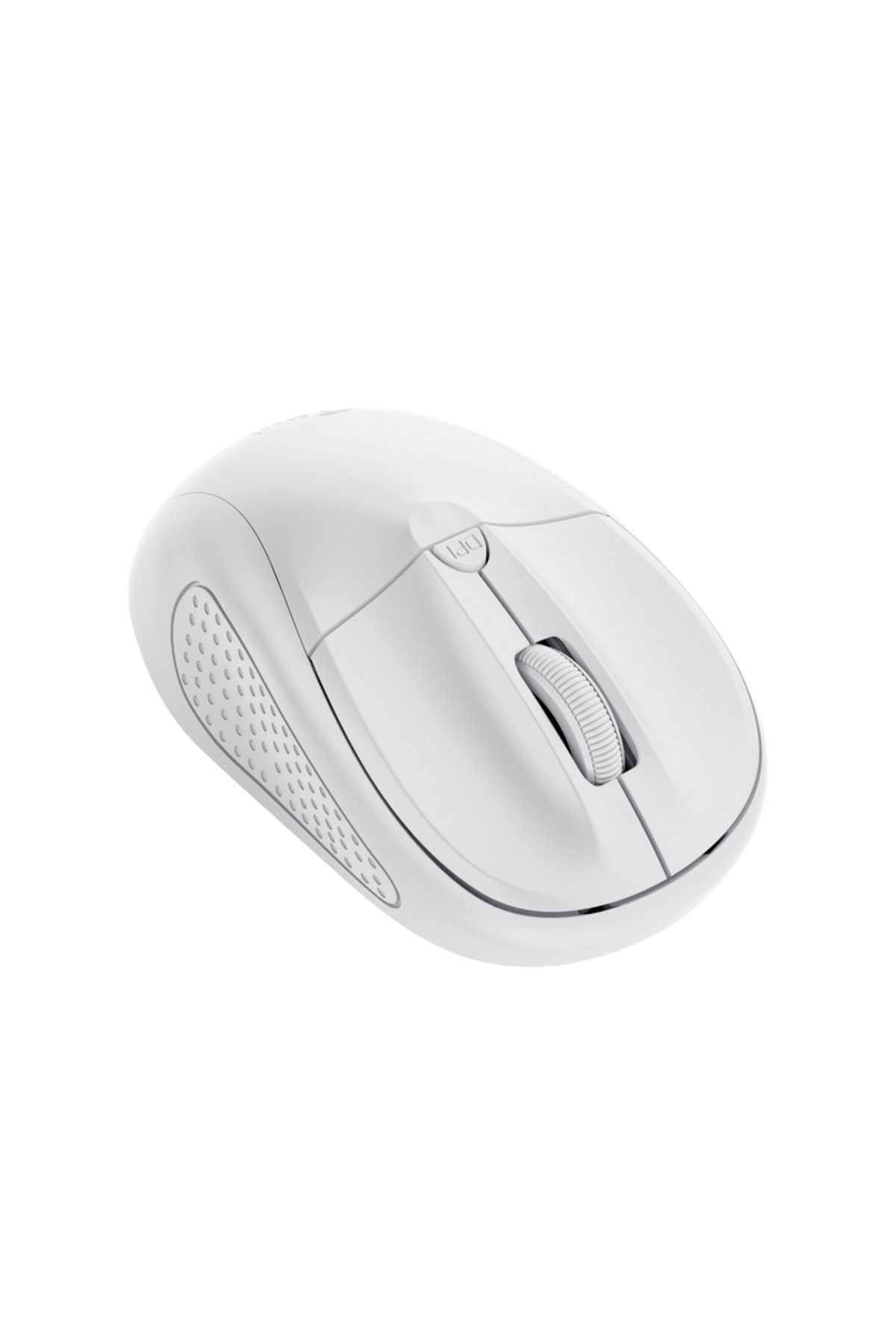 Trust-Wireless Optical Mouse, maximum resolution 1600 DPI, 4 buttons, 2 AAA batteries, white 3
