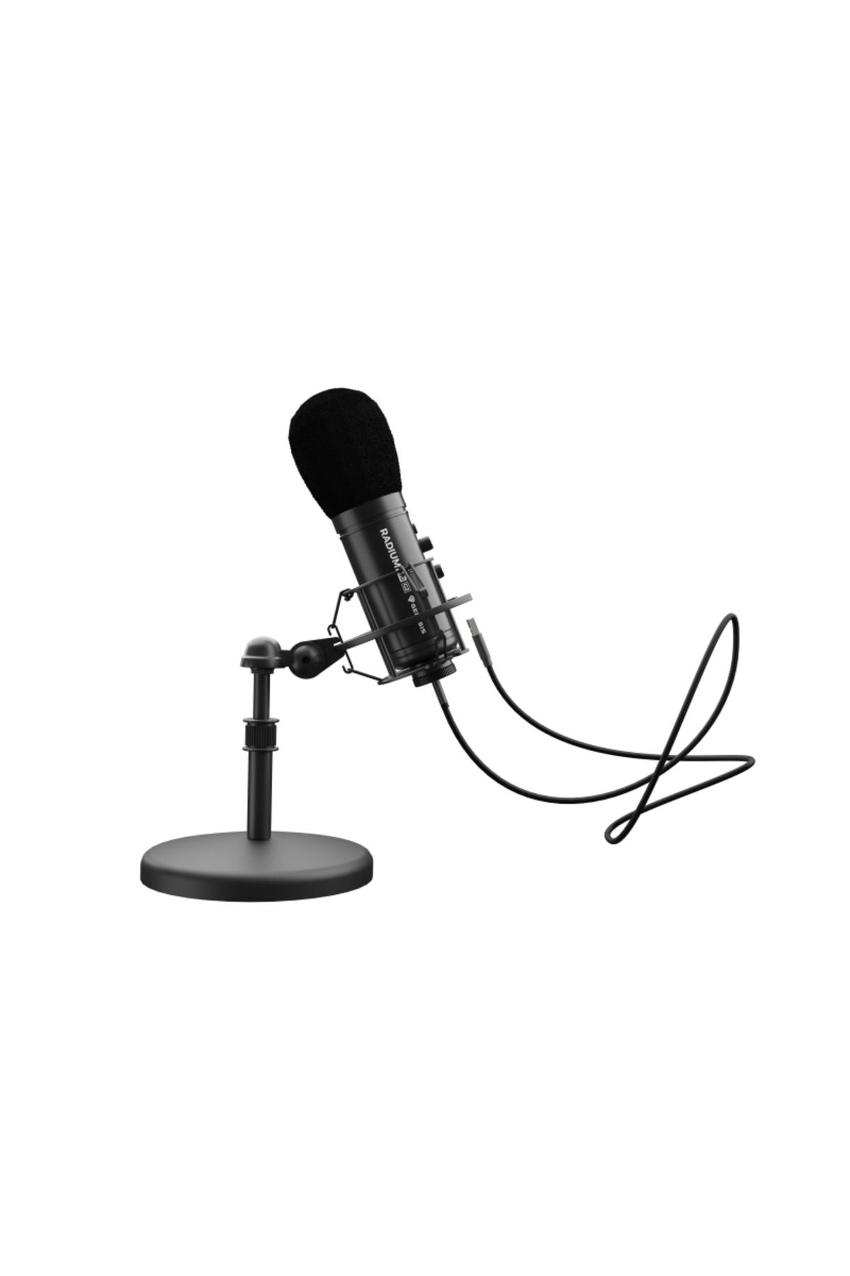 Genesis-Radium 600 G2 Condenser Microphone, Cardioid Pattern, Fixed Stand, USB-C Connectivity 3
