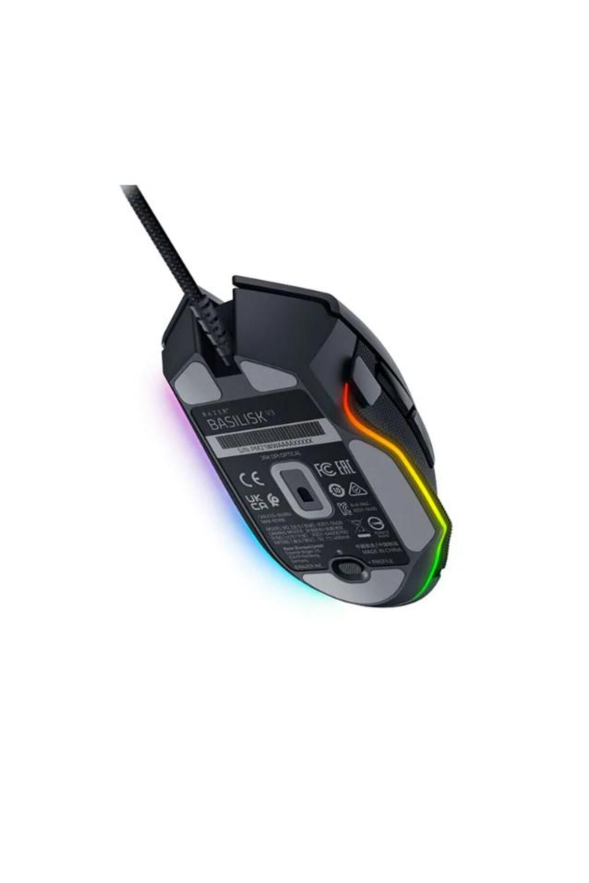 RAZER-Basilisk V3 RGB Wired Mouse, 10+1 Programmable Buttons, Razer™ HyperScroll Tilt Wh 3