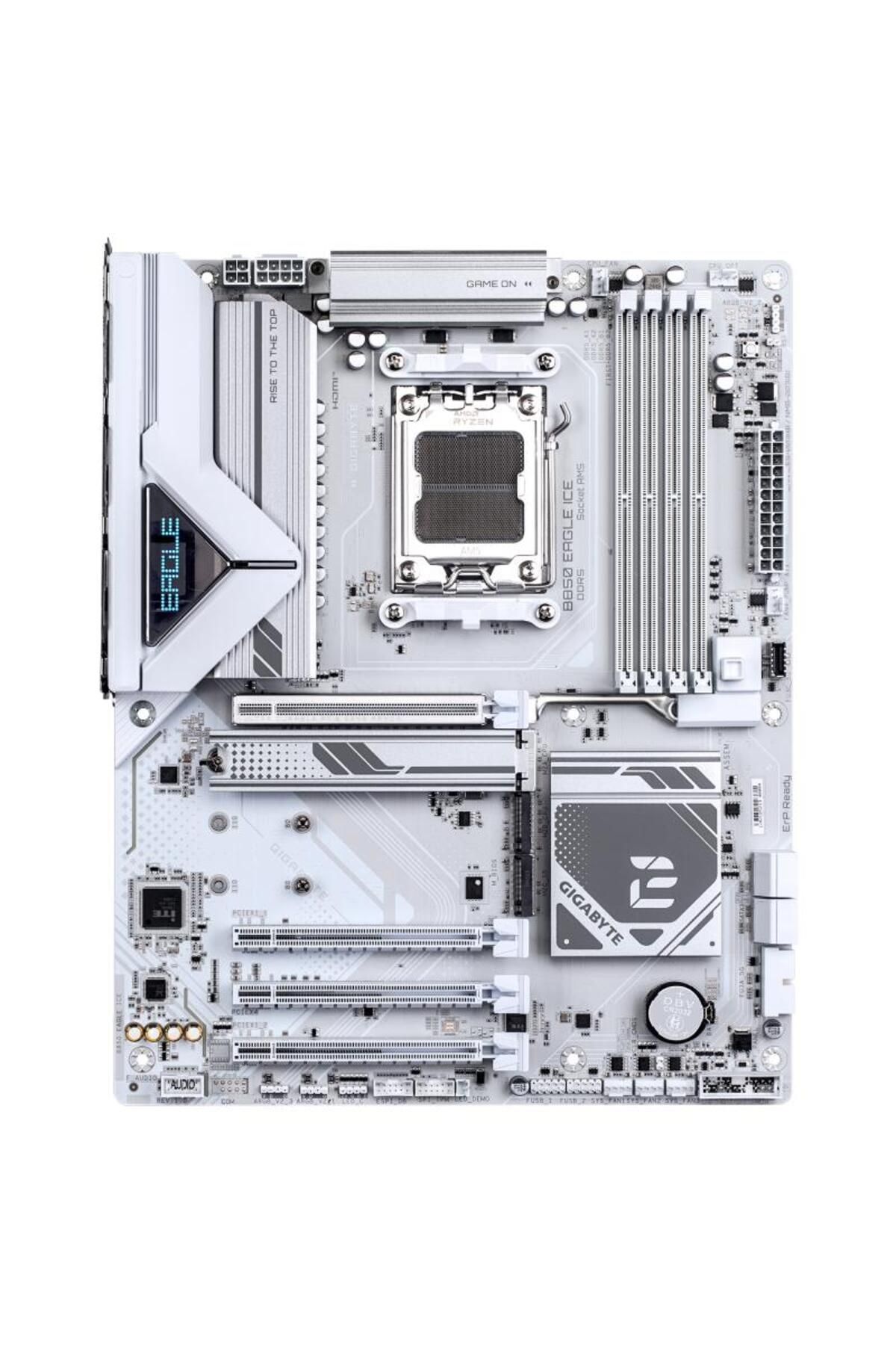 Gigabyte-Placa de Baza B850 EAGLE ICE AM5, 4x DDR5, 1x DP 1x HDMI, 1x PCIE 5.0 x16 1x PCIE 4.0 3