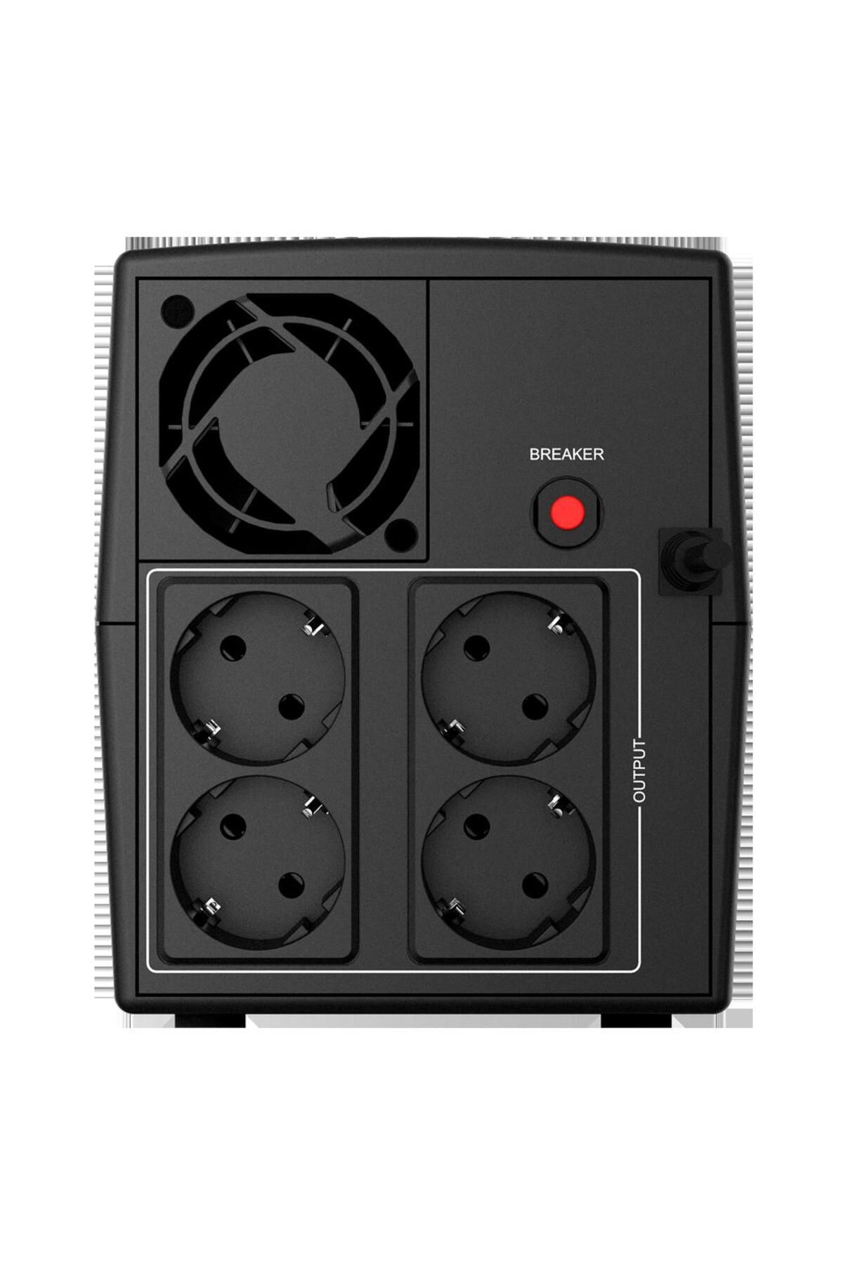 nJoy-UPS Keen 2000, 2000VA/1200W, Line-interactive, 4 Schuko Outlets with Protection, Auto Restart 2