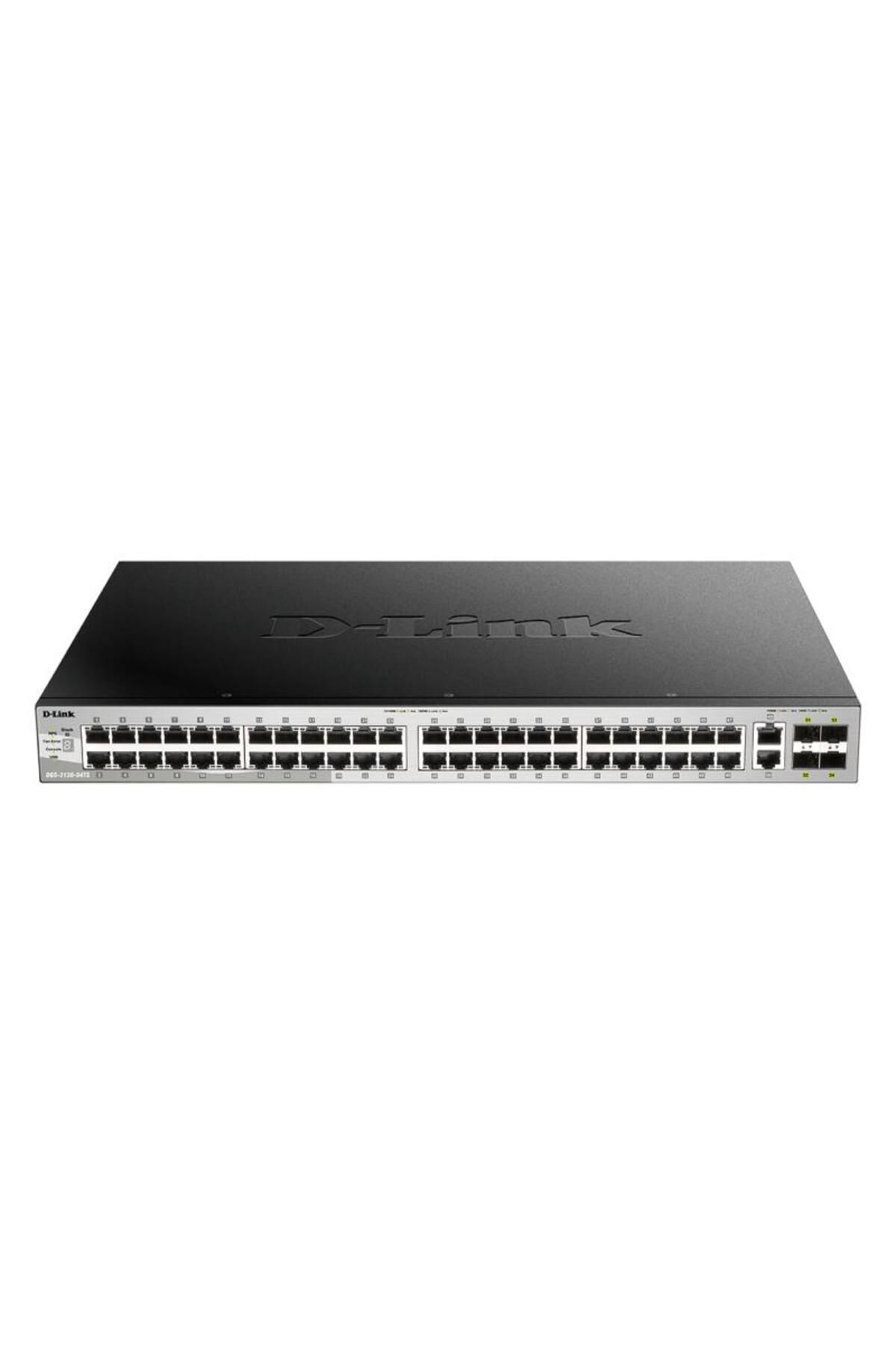 D-Link-Switch DGS-3130-54TS/E, 54-Port Gigabit SFP L3 Stackable Managed Switch, 48 x 10/100/100 3