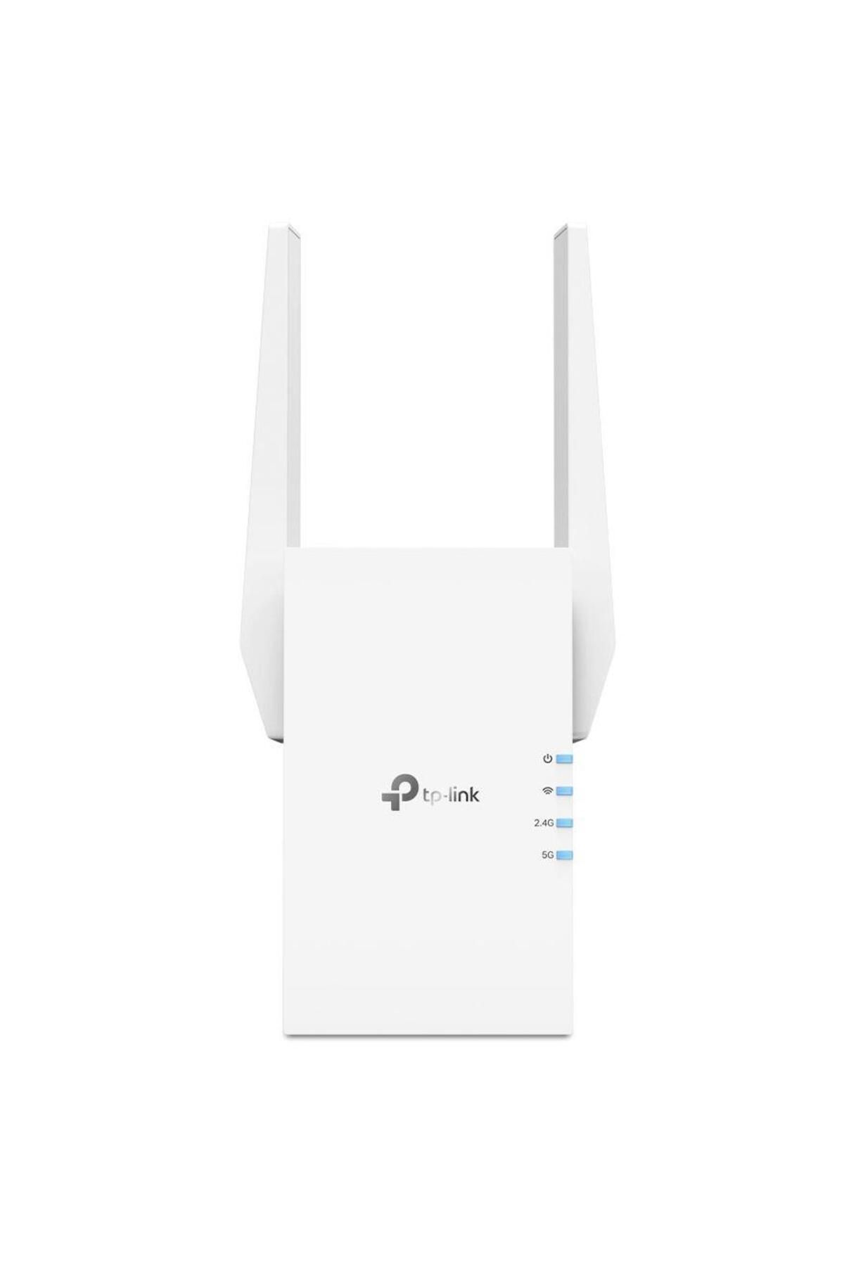 TP-LINK-AX3000 Wi-Fi Mesh Range Extender, RE705X, 1 Port Ethernet Gigabit, 2 Antene externe, St 3