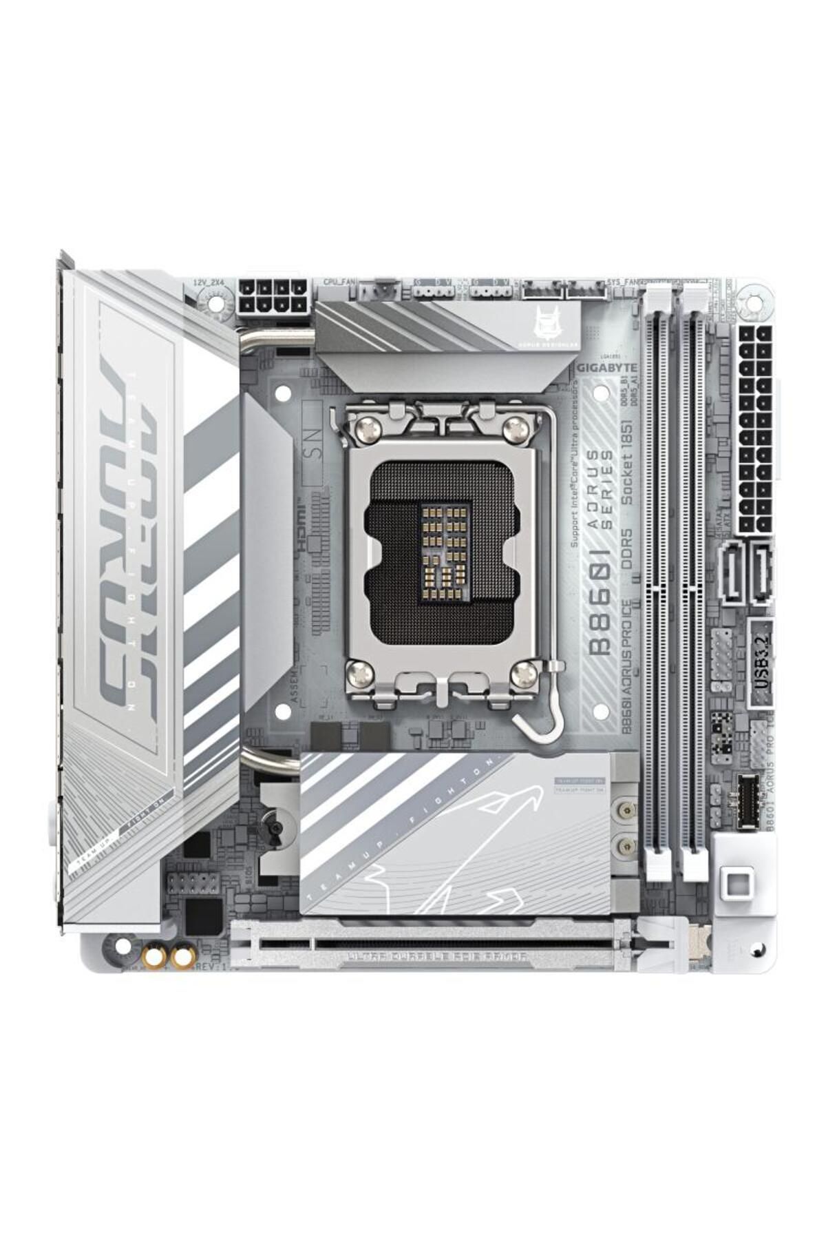 Gigabyte-Placa de Baza B860I AORUS PRO ICE LGA1851, 2x DDR5, 1x Intel Thunderbolt 1x DP 1x HDMI 3