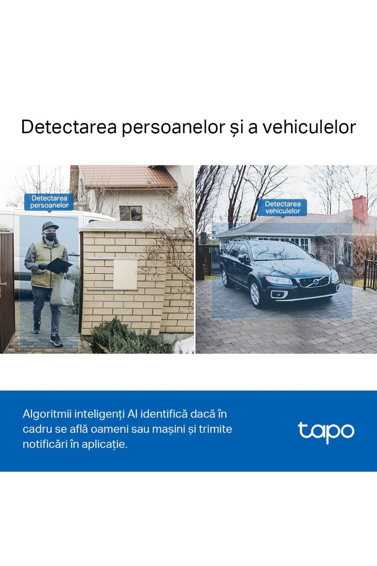 TP-LINK-TAPO D230S1 smart video doorbell, Sensor: 1/2.7", Lens F/NO: 2.1, IR up to 7m, Rezi 3