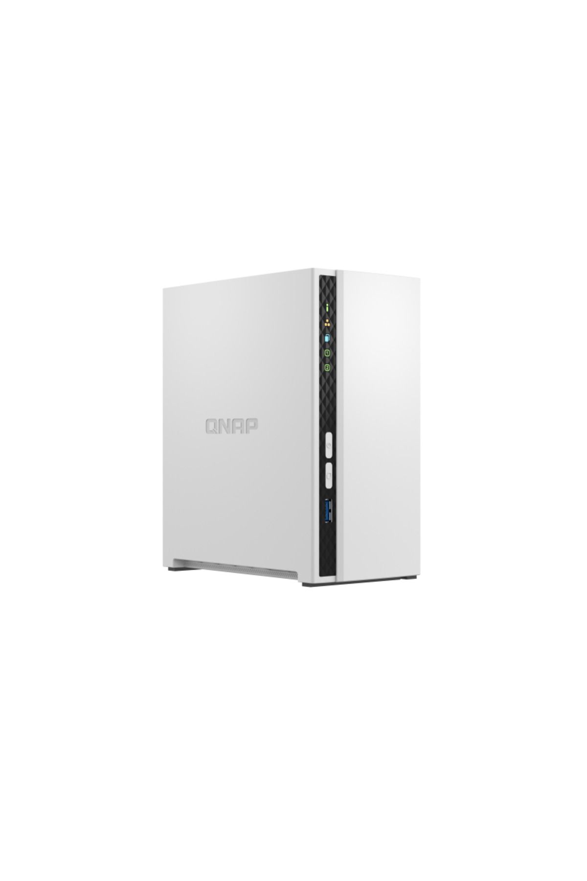 Qnap-NAS 233 2-Bay, CPU ARM 2.0GHz Quad core, RAM 2GB, HDD 2.5/3.5 SATA 6Gbps (not included), LA 1