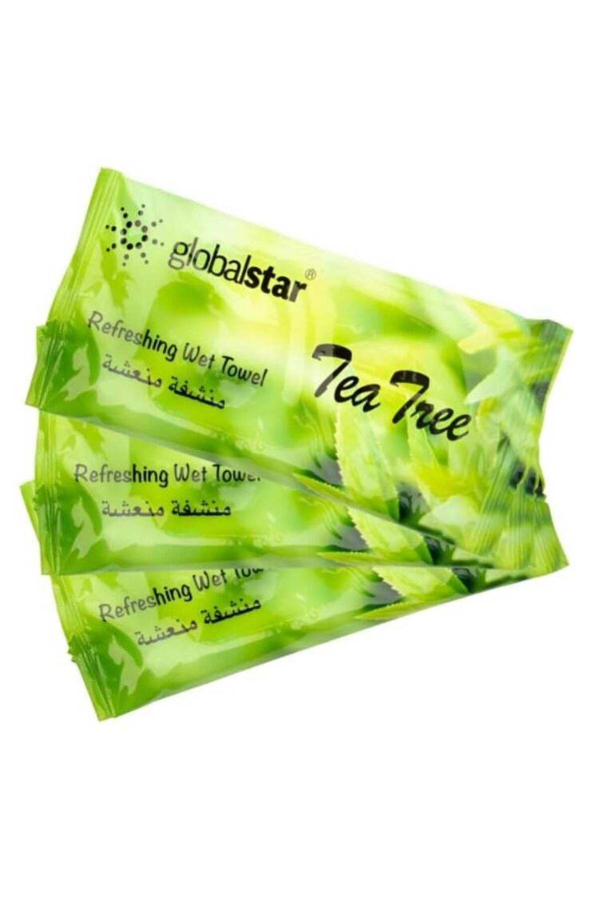 Globalstar-Tea Tree Refreshing Wet Towels – Antibacterial Scented Cotton Towels For Hygiene & Fres 1