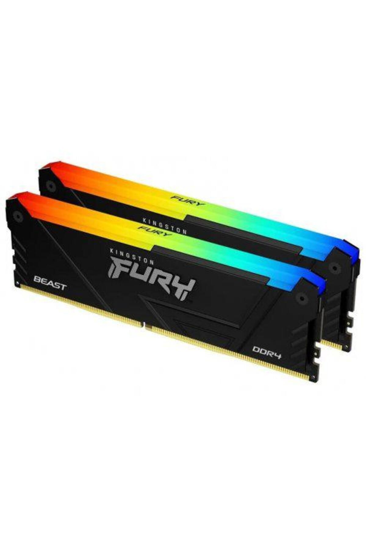 Kingston-Memorie RAM FURY Beast RGB 32GB DDR4 3200MHz CL16 3