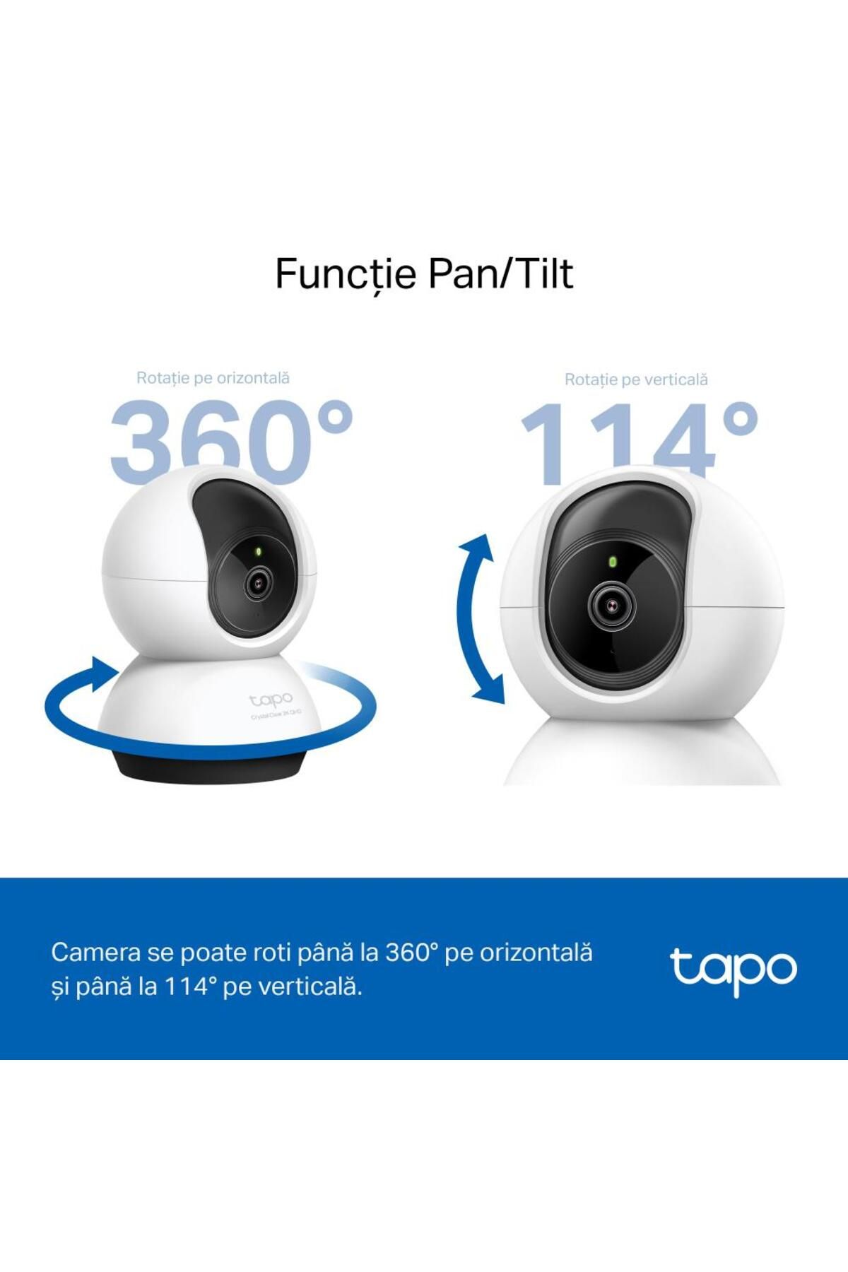 TP-LINK-TAPO C220 indoor WI-FI surveillance camera with Pan/Tilt function and AI Detection 3