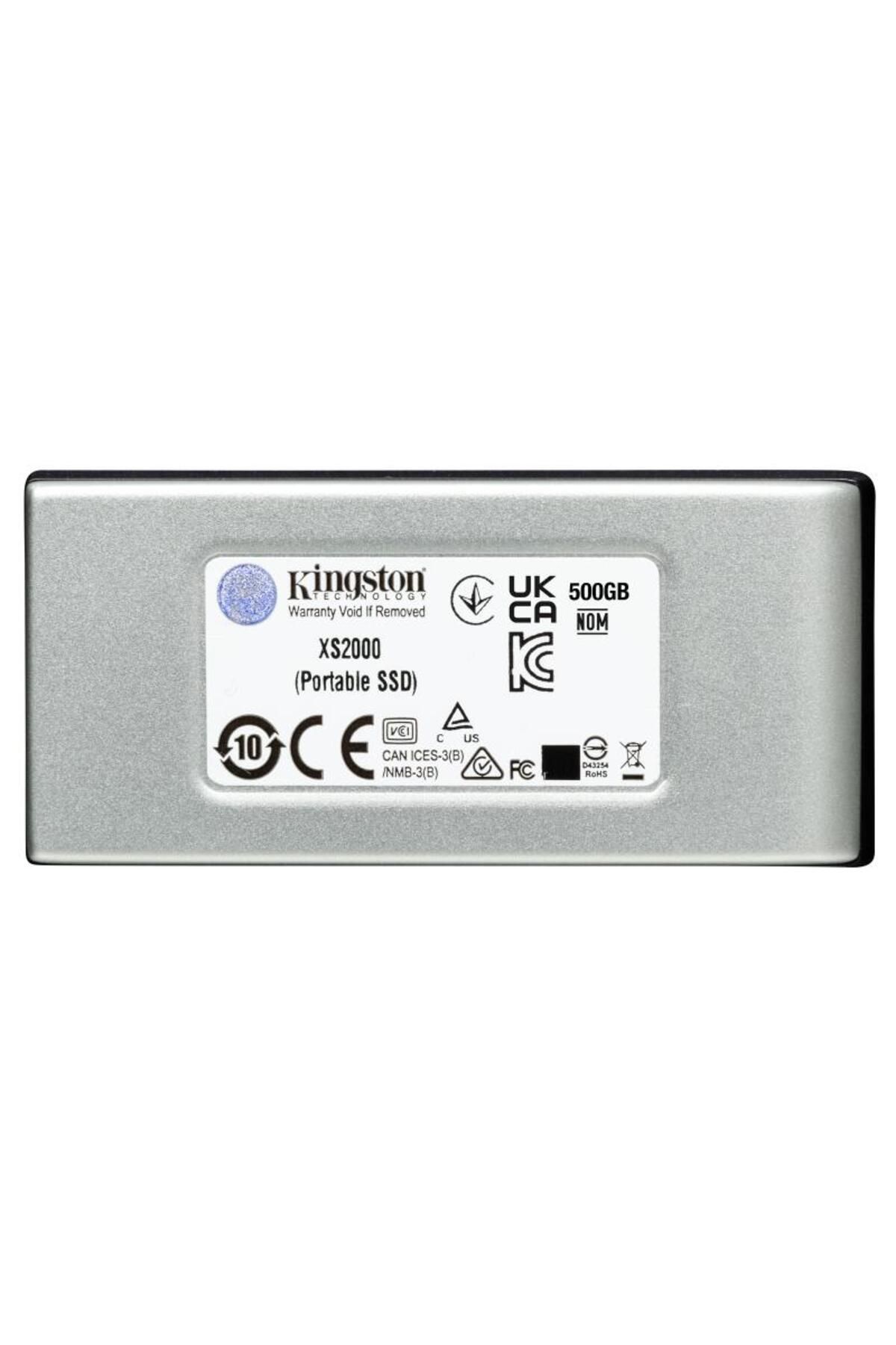 Kingston-SSD Extern XS2000 4TB 2.5 USB-C 3.2 R/W speed: up to 2000MB/s/up to 2000MB/s 3