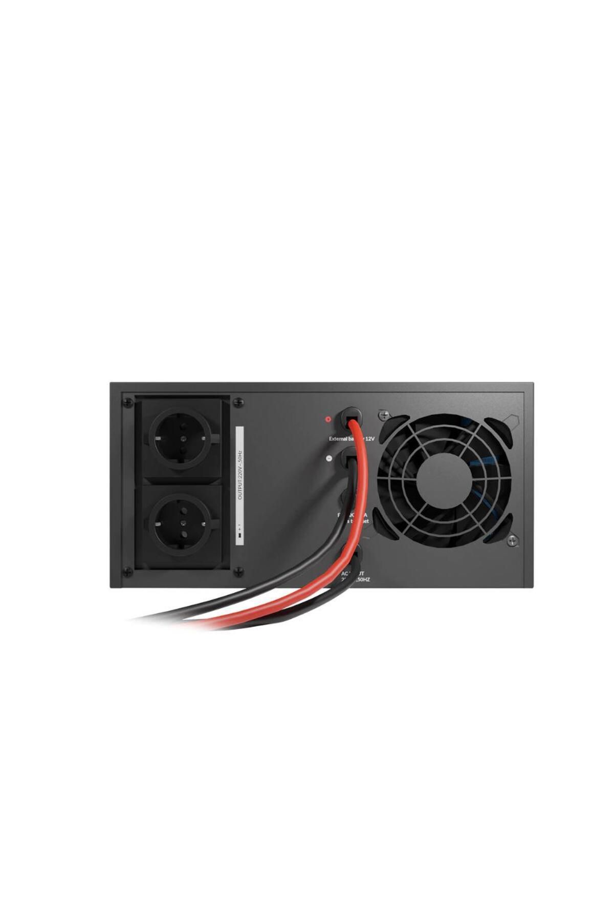 nJoy-UPS Aira 1200 central heating, 1.2KVA / 1KVA, 2 x sockets connected to battery, Display 2