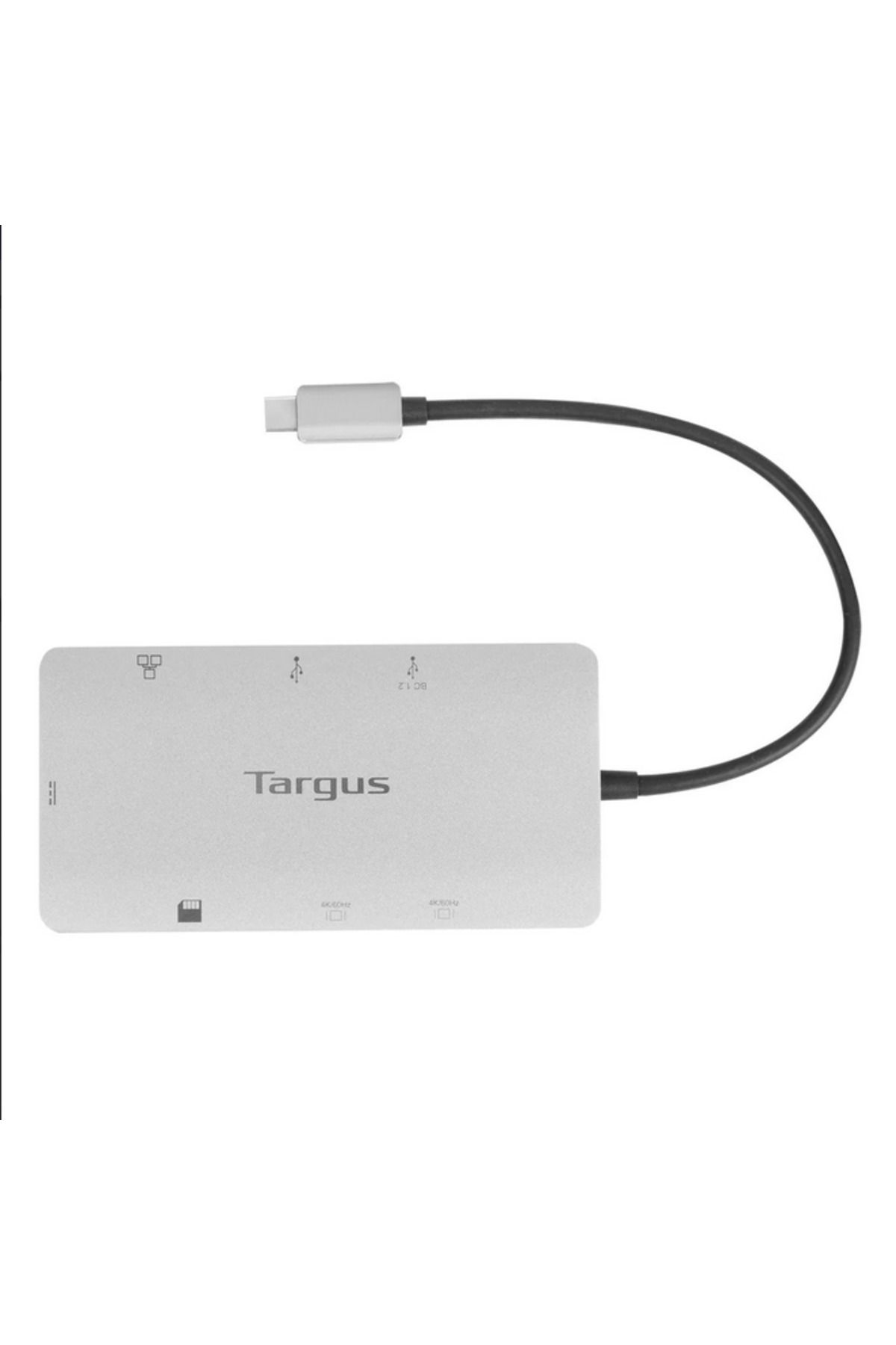 Targus-Dock USB-C Dual HDMI 4K, 100W PowerDelivery Pass-Thru, 2x USB-A, 1x port fast charge, 1x 2