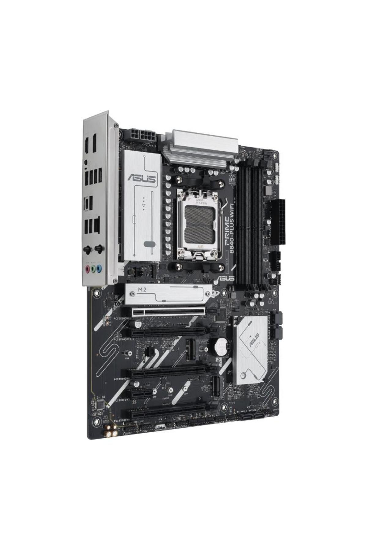 ASUS-Placa de Baza PRIME B840 PLUS WIFI AM5, 4x DDR5, 1x DP 1x HDMI, 2x PCIE 4.0 x16, 3x PCIE 3 3