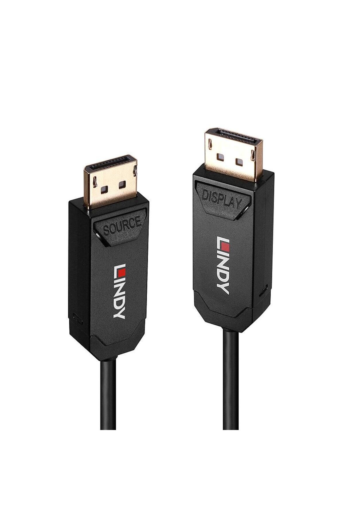 LİNDY-Hybrid DisplayPort cable, length 50m, fiber optic, supported bandwidth 40Gbps, re 3