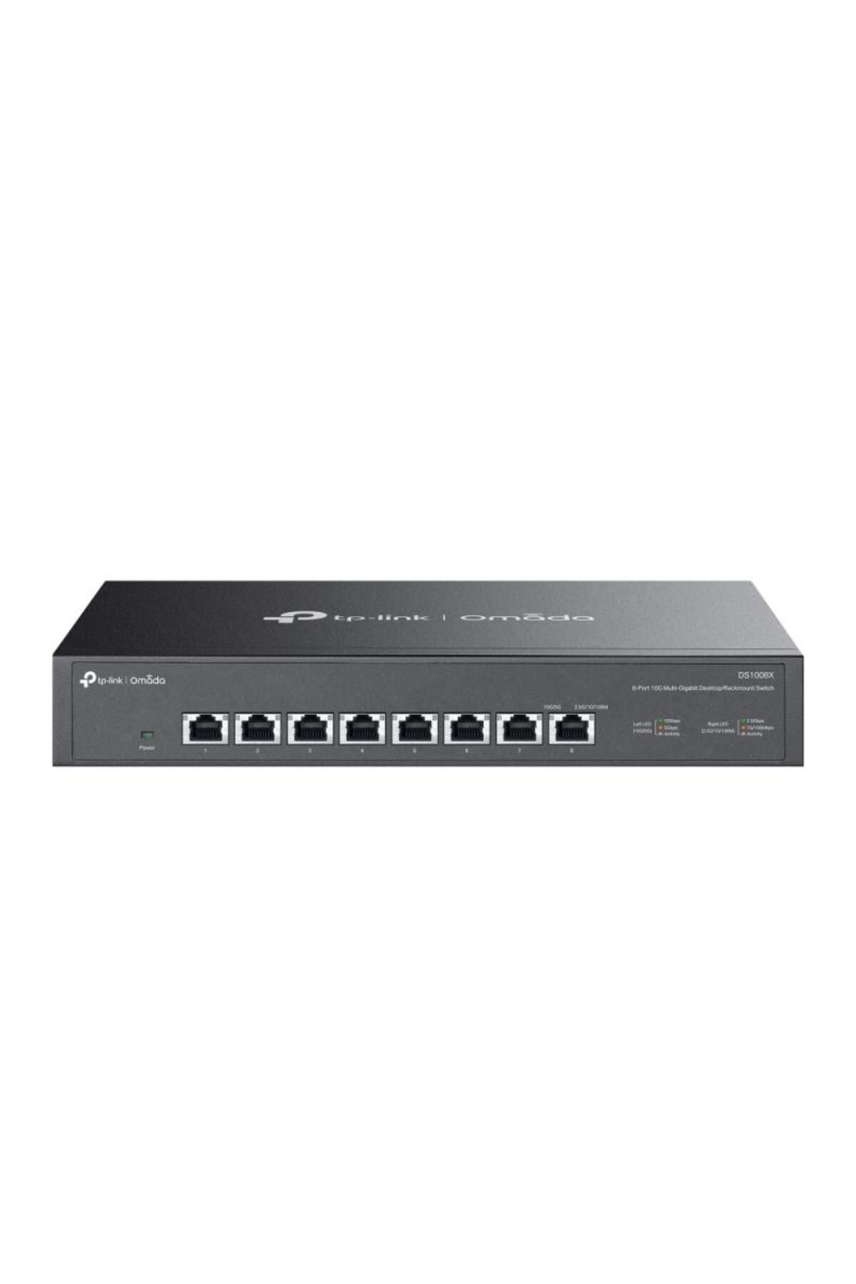 TP-LINK-Switch TP Link Omada 8-Port 10G , standarde IEEE 802.3, 802.3u, 802.3ab, 802.3x, 802.1p, 802.3a 2