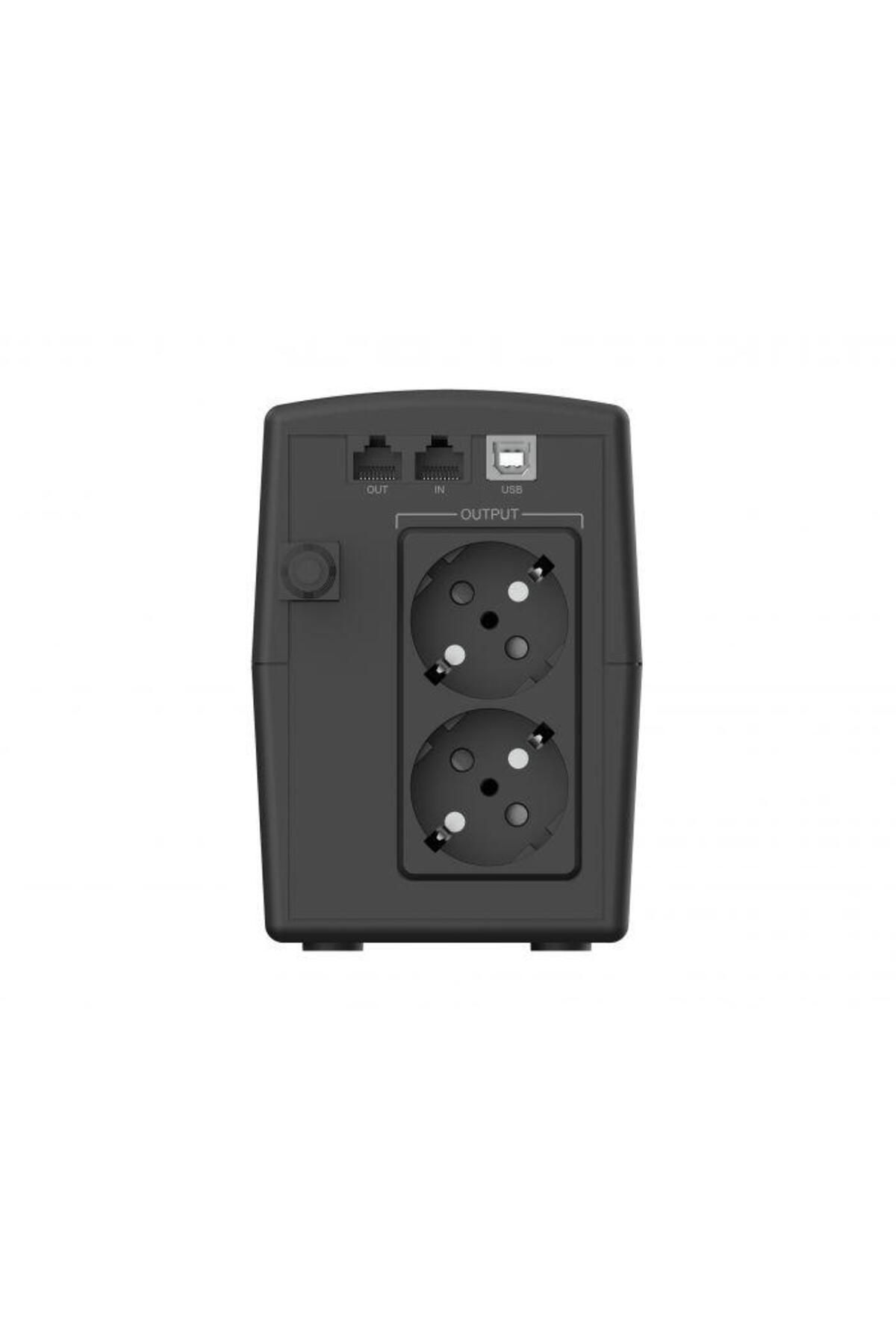 CONCEPTRONIC-ZEUS02ES 850VA 480W UPS, Schuko x 2, HID USB, RJ45 In/Out, AVR, 96 x 286 x 138 mm 3