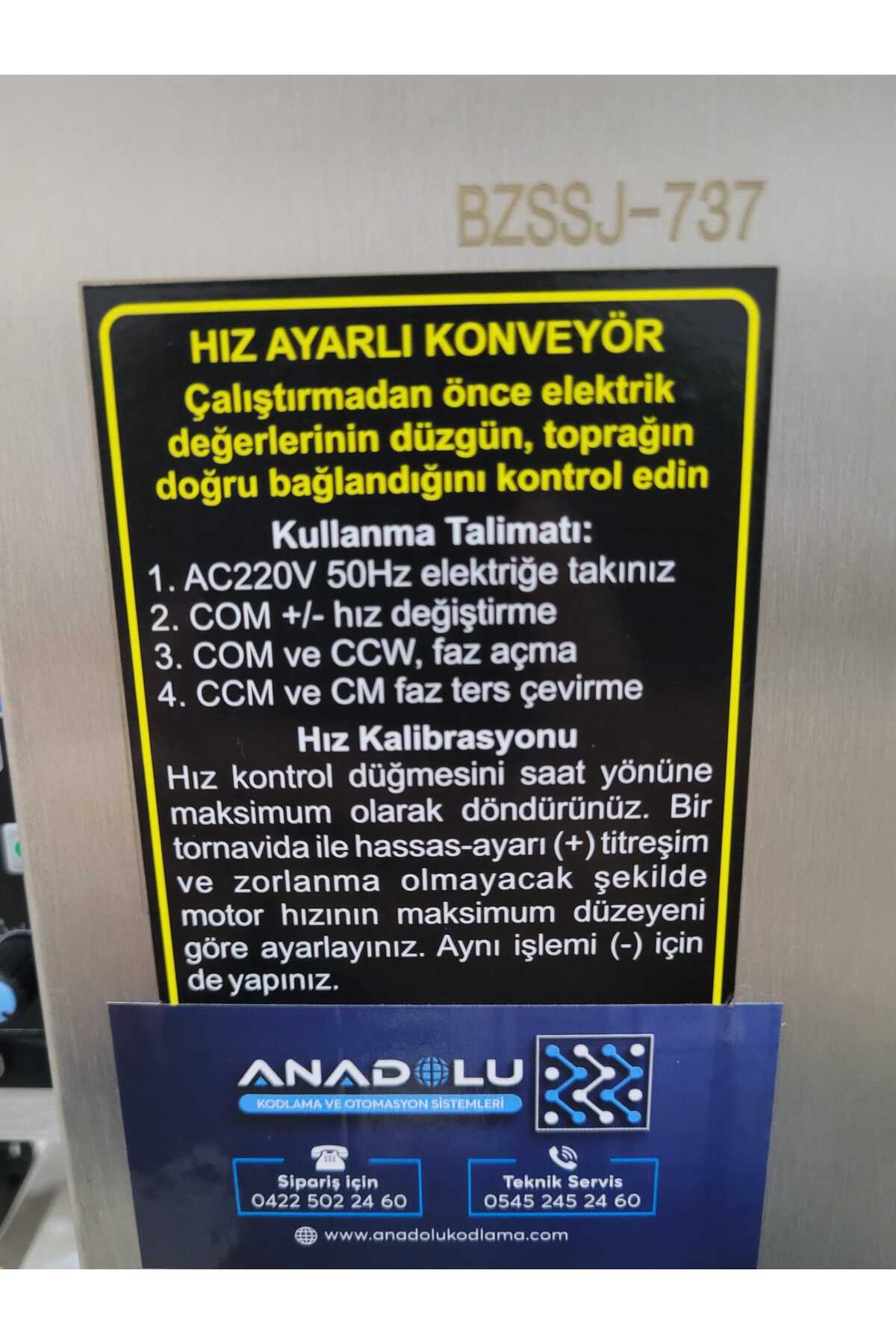 ANDJET TERMAL INKJET TARİH KODLAMA MAKİNESİ SETİ - OTOMATİK TARİH