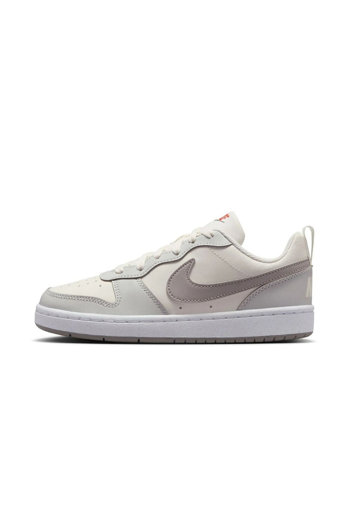 Nike Genç Günlük Spor Ayakkabı Court Borough Low Recraft (Gs) - DV5456-127 Krem görsel 3