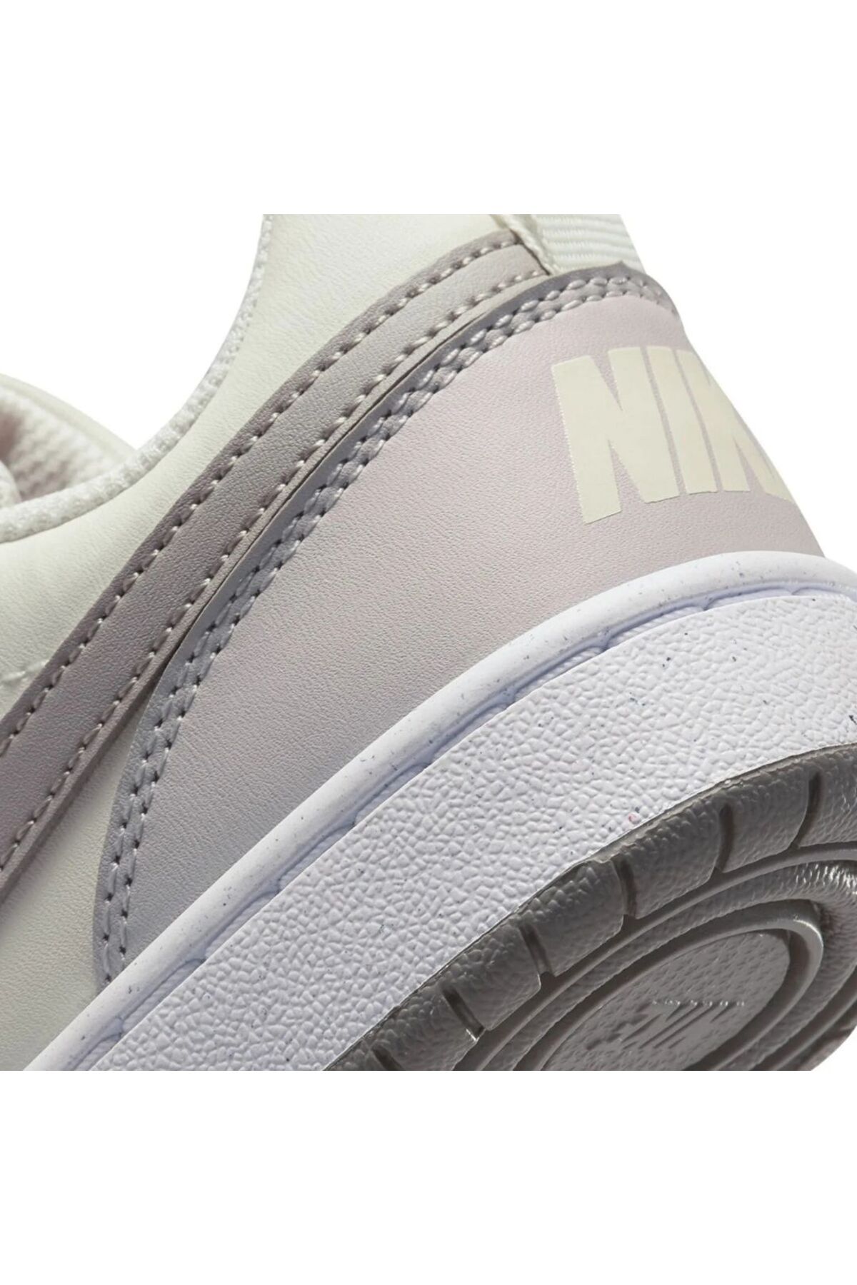 Nike Genç Günlük Spor Ayakkabı Court Borough Low Recraft (Gs) - DV5456-127 Krem görsel 7